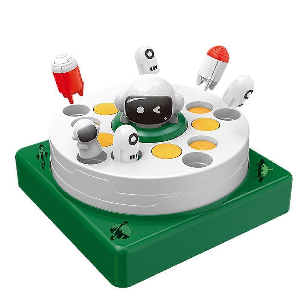 Bouncing Rocket Turntable Toy For Kids Fun Interactive Reflex Game With Realistic Sounds Perfect Gift For Ages 3+