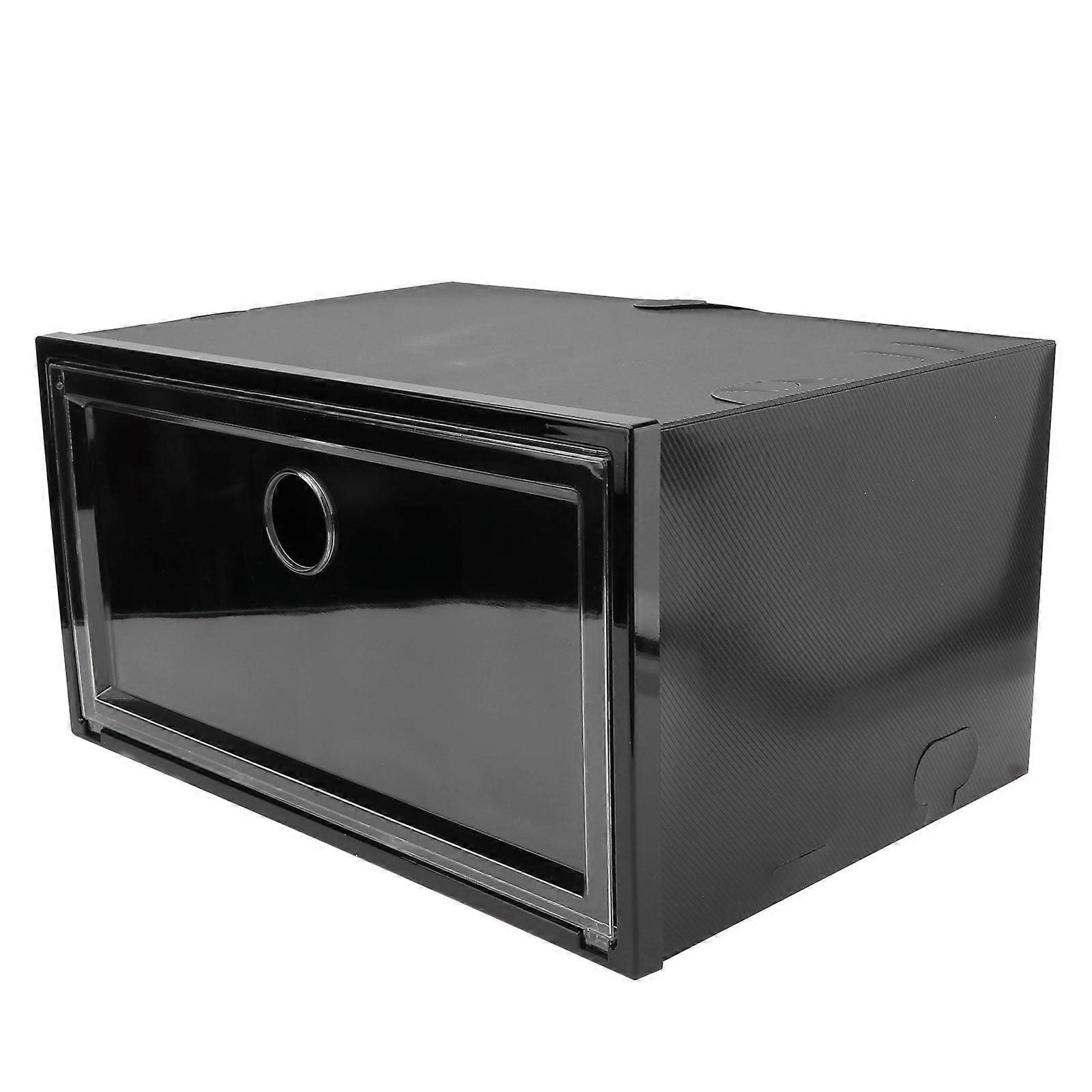 Plastic Transparent Shoe Box Boxes Stacking Drawers Pp