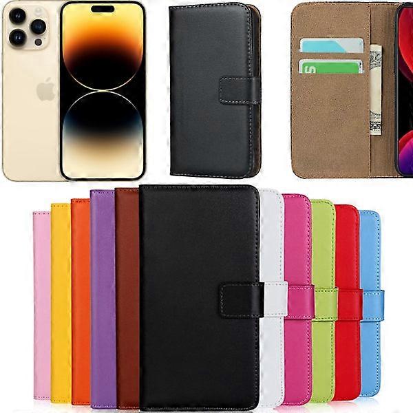 Compatible with iPhone 14 Pro Max wallet case wallet case shell cerise - Cerise compatible with Iphone 14 Pro Max