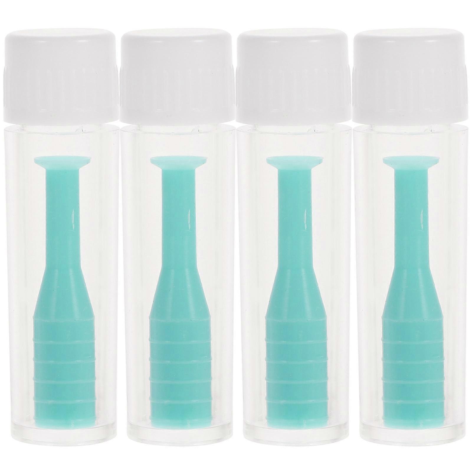 Silicone Lens Inserter and Remover with AntiSlip Surface for Travel and Daily Use Green 4pcs