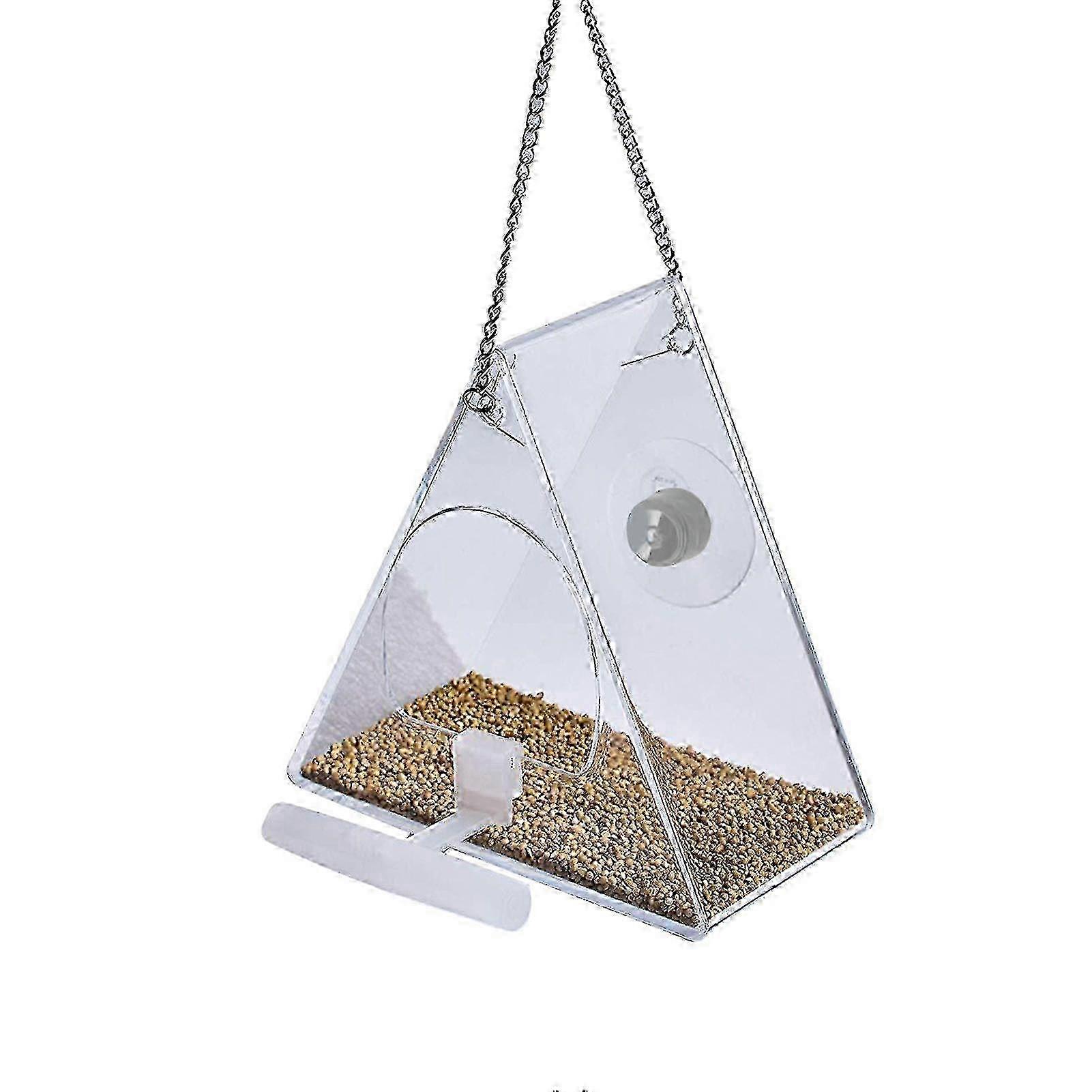 1 Set Bird Feeder with Camera Bird Watching Monitoring WiFi Enabled Night Vision Multi-User Support Bird Food Feeder Outdoor Supply