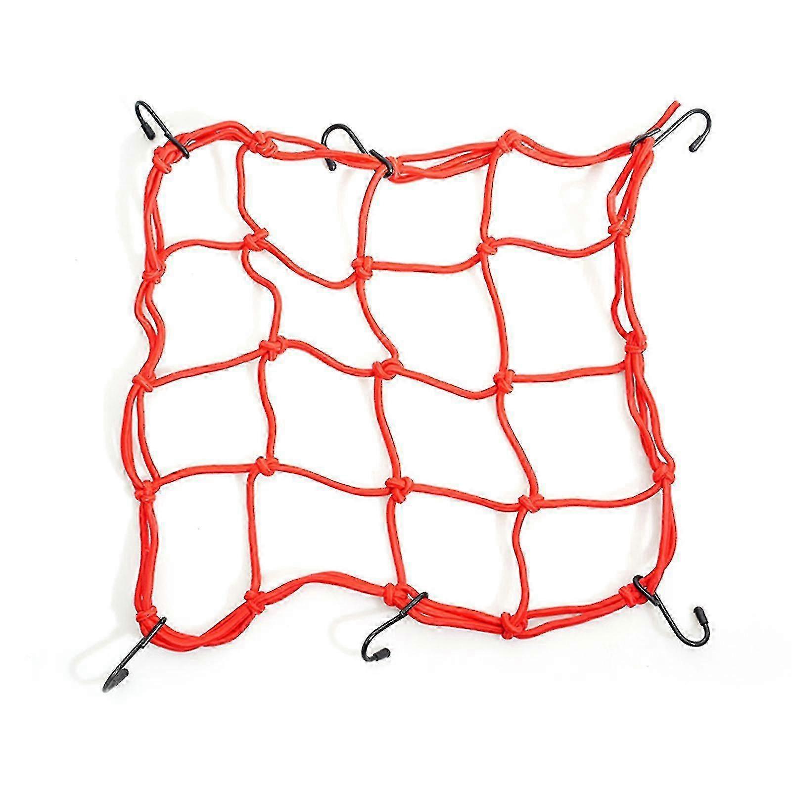 Solid Latex Bungee Cargo Net Pocket Gear Elastic Net Bag hwyC