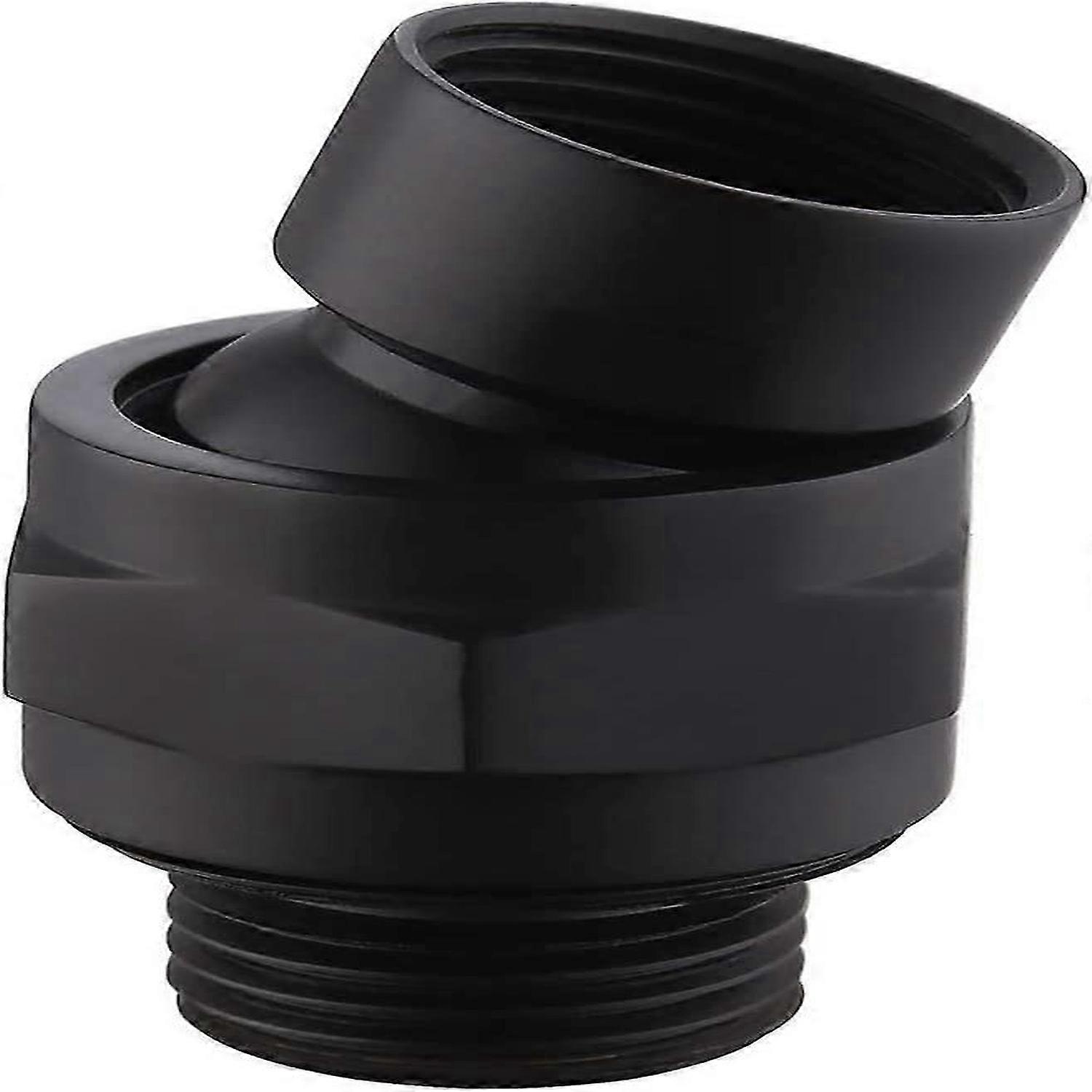 Shower Head Swivel Ball Joint Adapter,Black