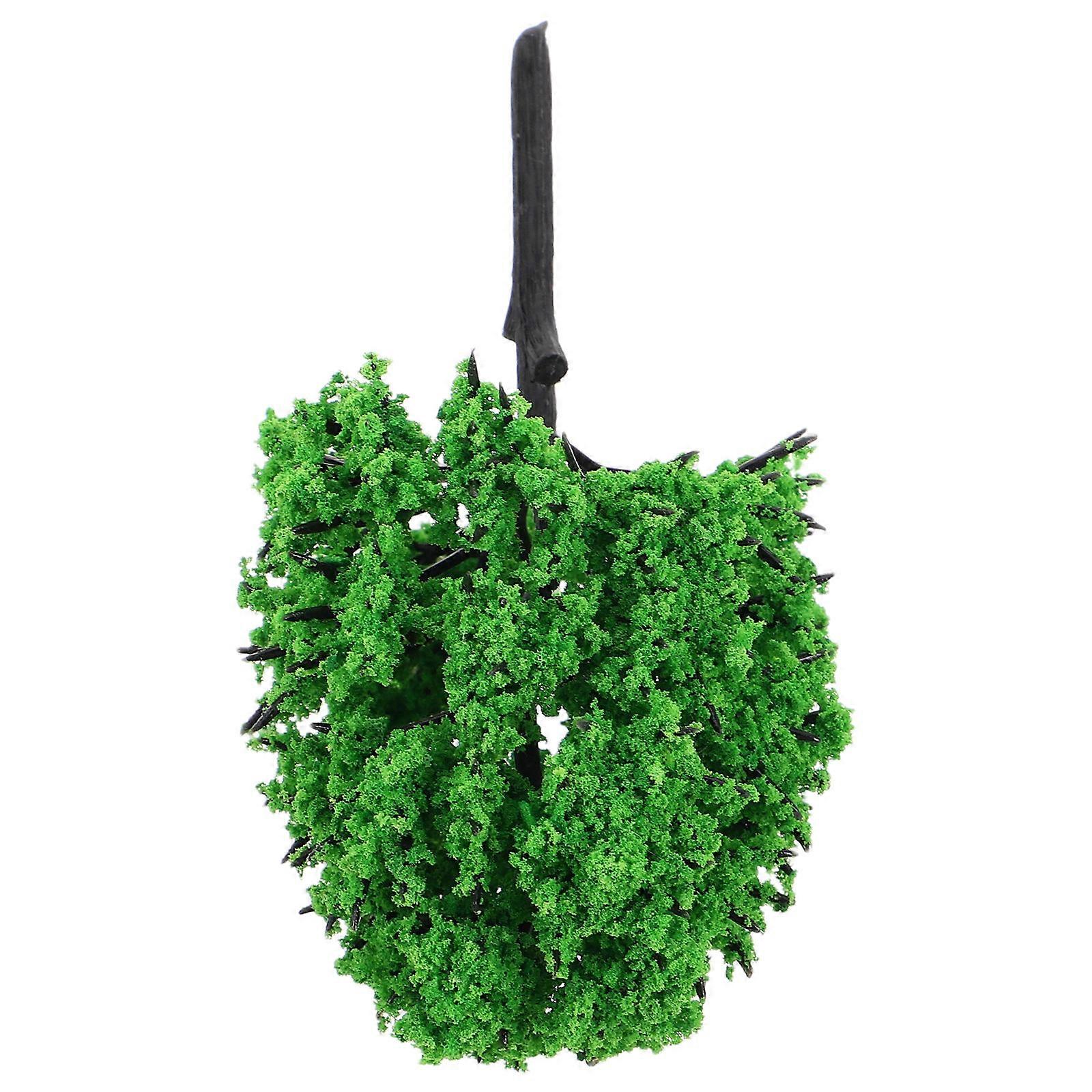 Mini Pine Trees For Miniature Scenes Hobbyists Green 10Cm Durability 1Pack