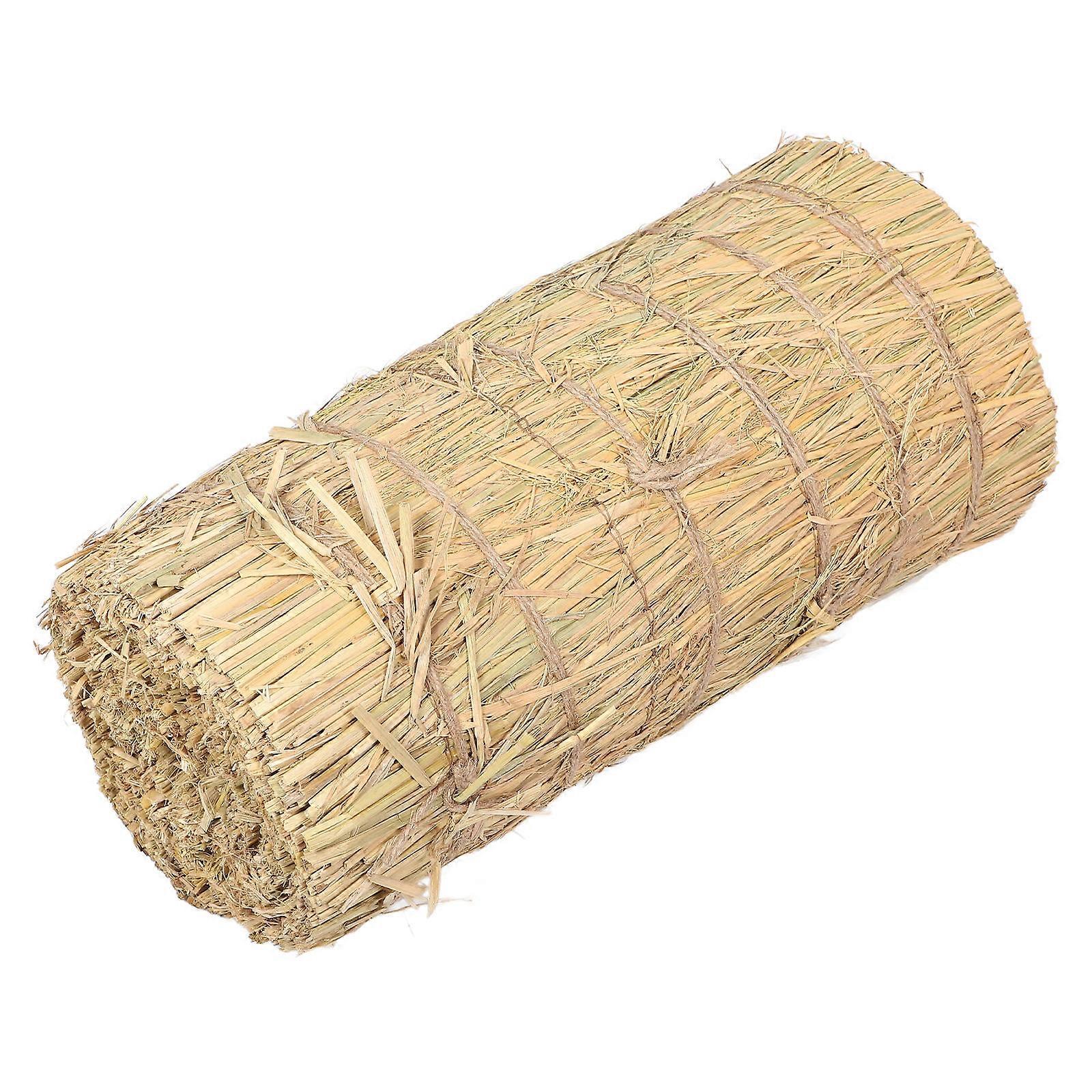 Grass Stack Decoration Straw for Decor 1 Piece Stable Durable Round Design
