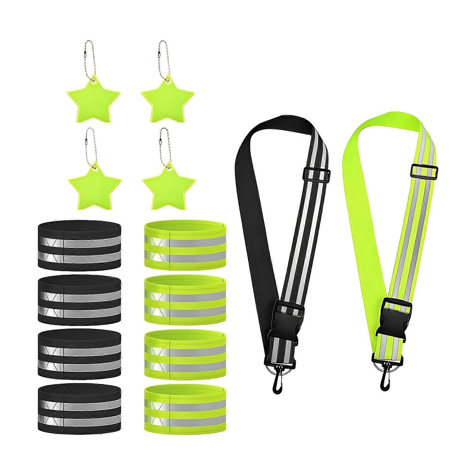 Comfortable Reflective Elastic Vest Suitable for Flexibility in Hiking Joggings Outdoor Activity Polyester Texture Multicolor