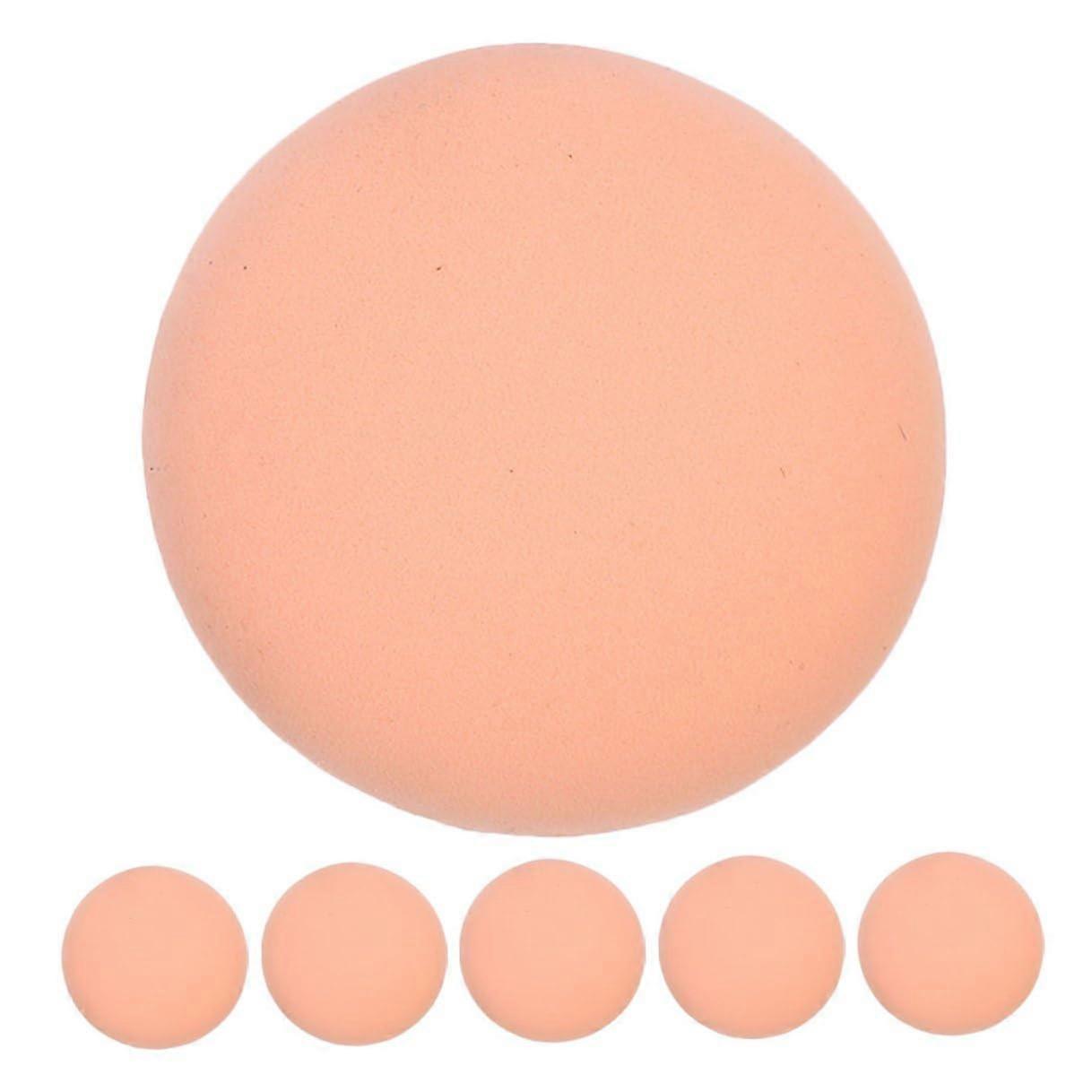 6pcs Reusable Makeup Sponge and Powder Puff Set for Flawless Application and Precise Powder Control