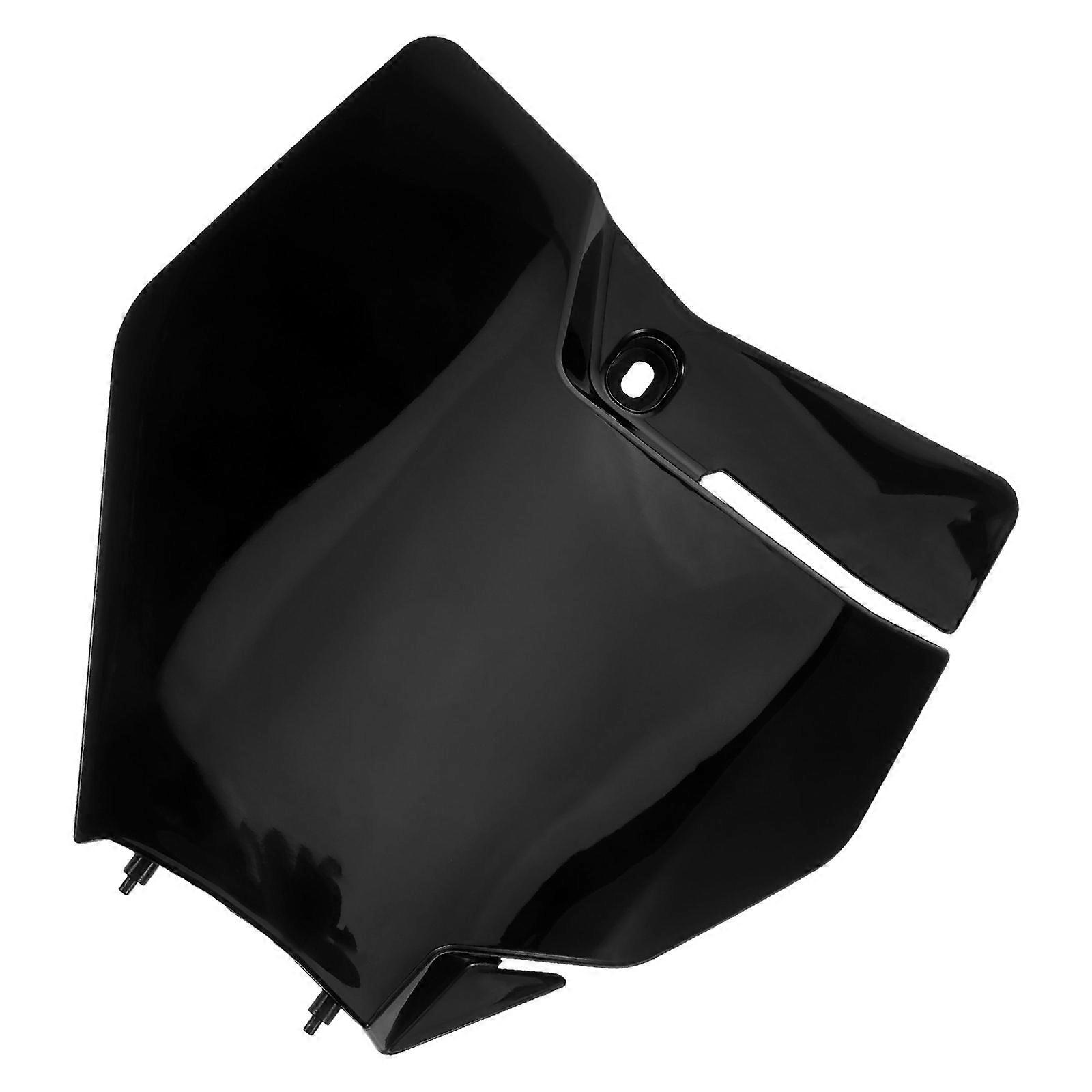 Black Motorcycle Front Number Plate Plastic Replacement Front License Plate