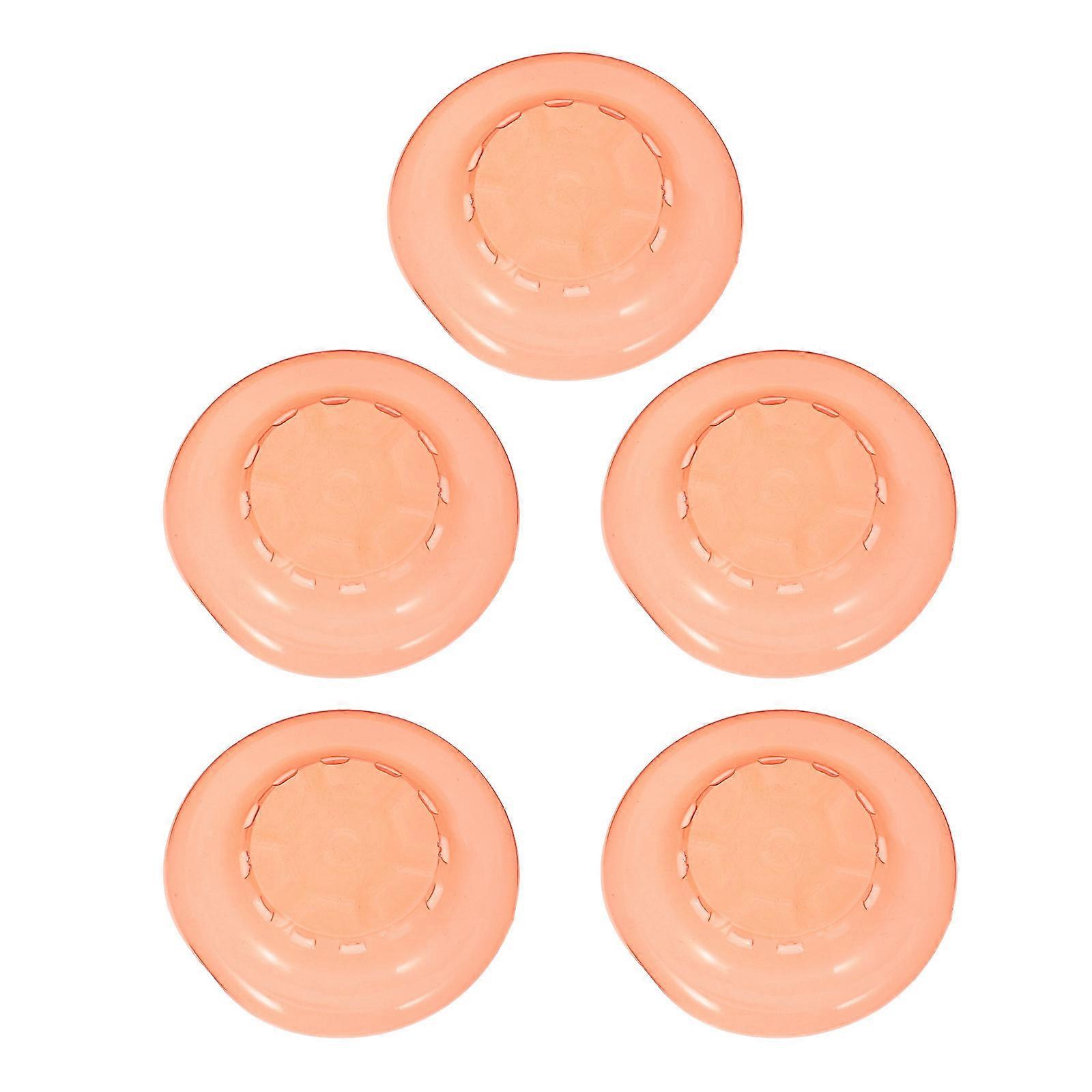 Detector Protective Covers Plastic for Fire Alarm 5Pcs Red Home Use