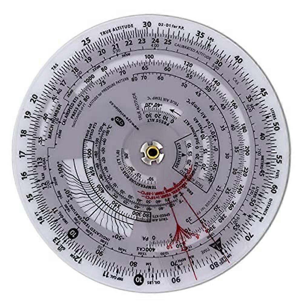 E6B-R Flight Computer Aviation Plotter Circular Slide Rule Used in Aviation Flight Training