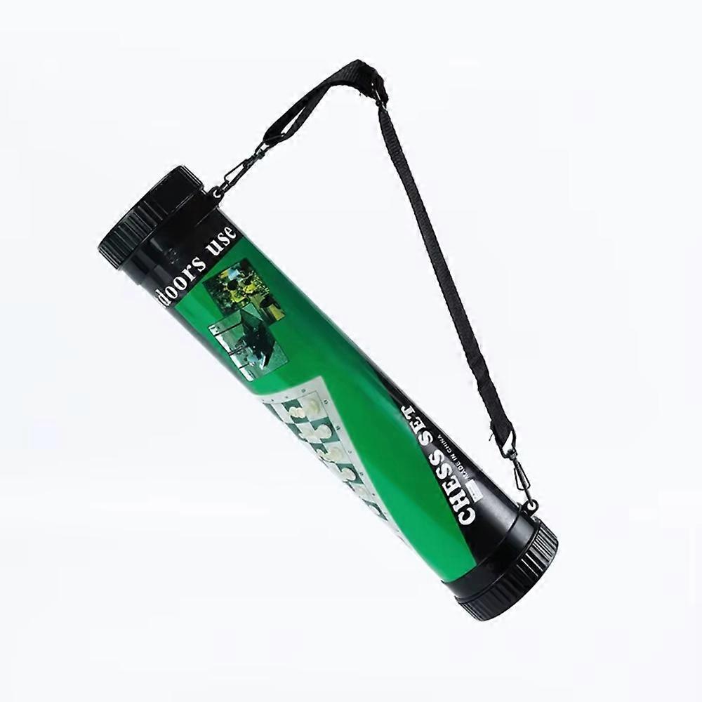 Jeux de soci��t�� ��chiquier pliant 34 cm/50 cm seau d'emballage jeu d'��checs de voyage en plein air tapis en PVC jeu d'��checs ��ducatif jeu de 