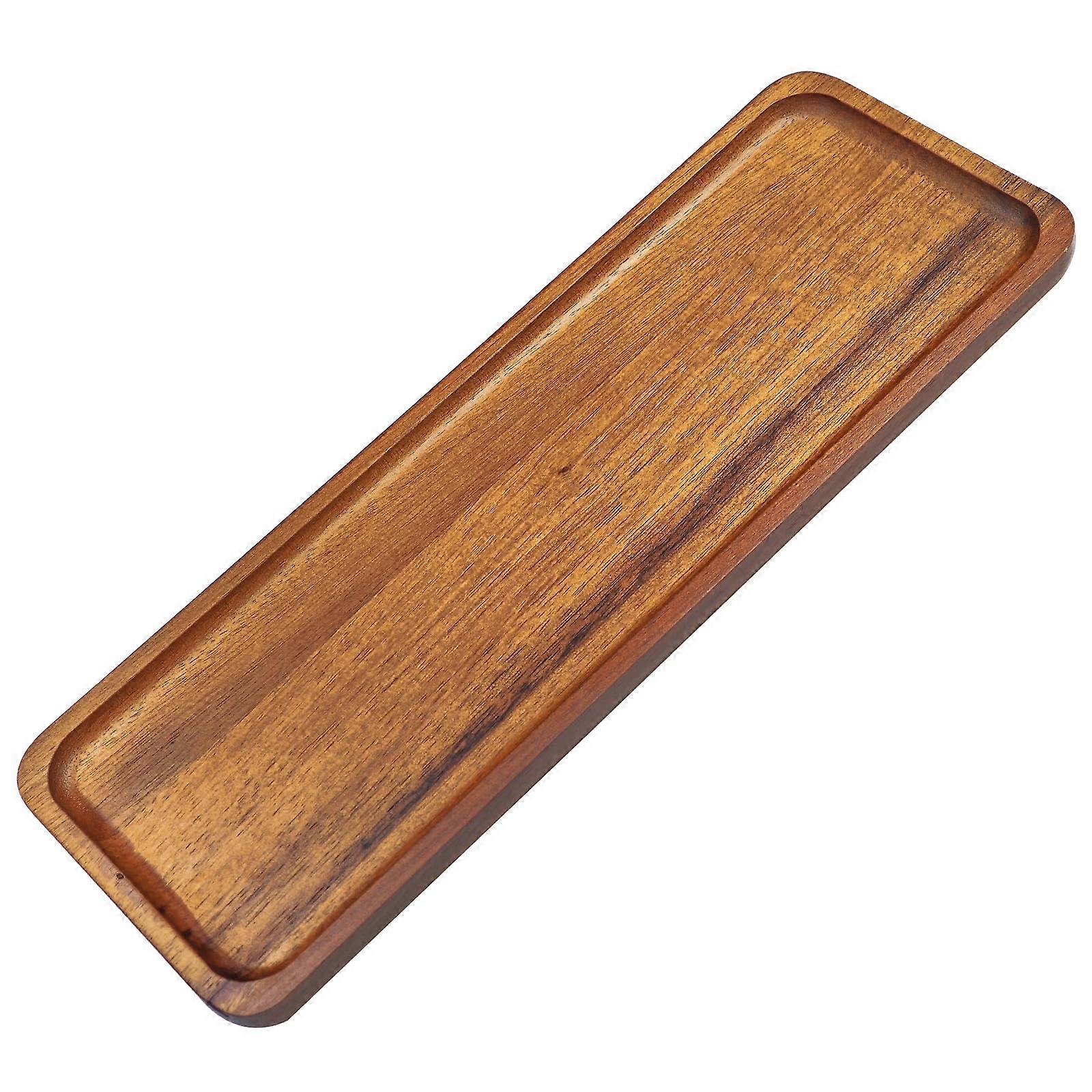 Wooden Serving Platter Rustic Rectangular Charcuterie Board EcoFriendly Farmhouse Style