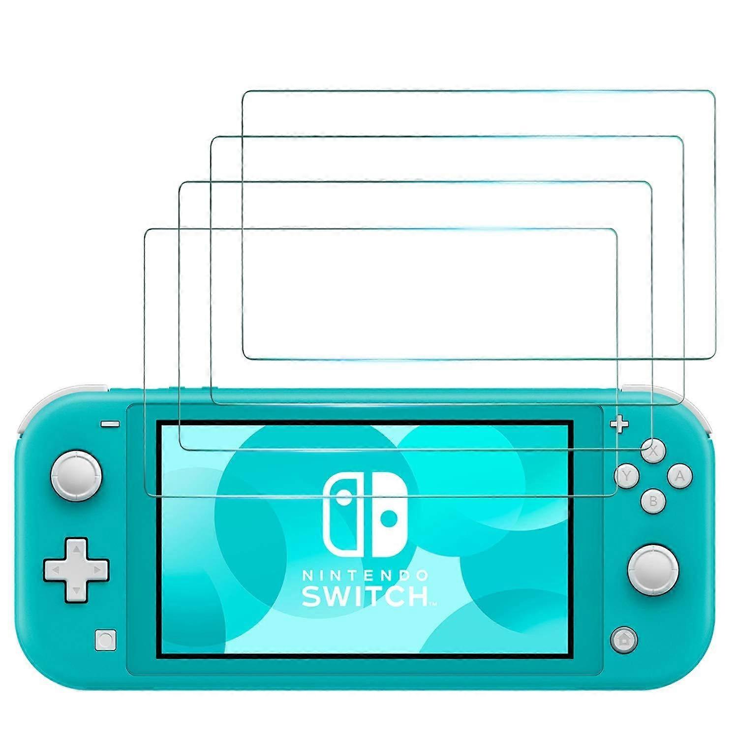 Screen Protector 4 Pack Tempered Glass AntiScratch  Transparency Fit for Nintendo Switch Lite