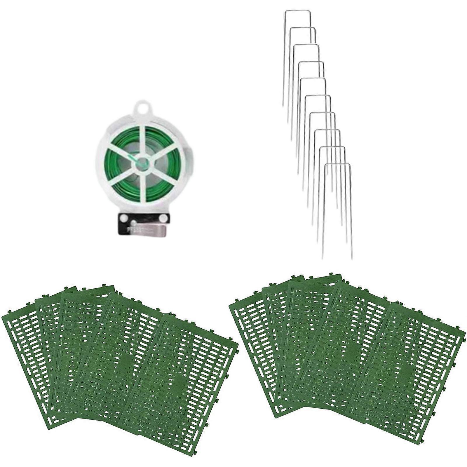 Easy Install No Tools Required Adjustable Tree Trunk Cover Shield Featuring Straps for Healthy Growth Simple DIY Setups  Green