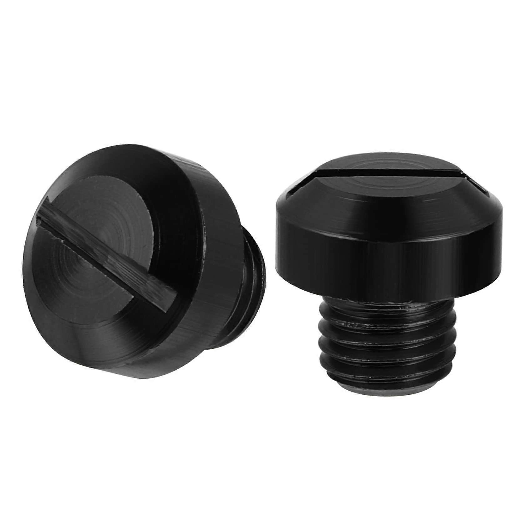 2pcs Universal Motorcycle Mirror Hole Plugs Waterproof Thread Protection Durable Covers