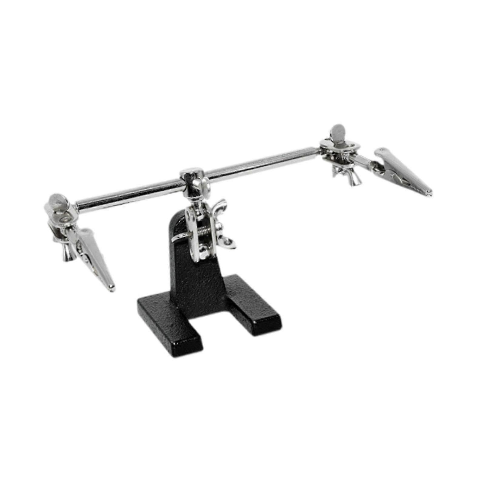 Adjustable PCB Holder for Soldering with Secure Clamping Metal Frame Helping Hands Station