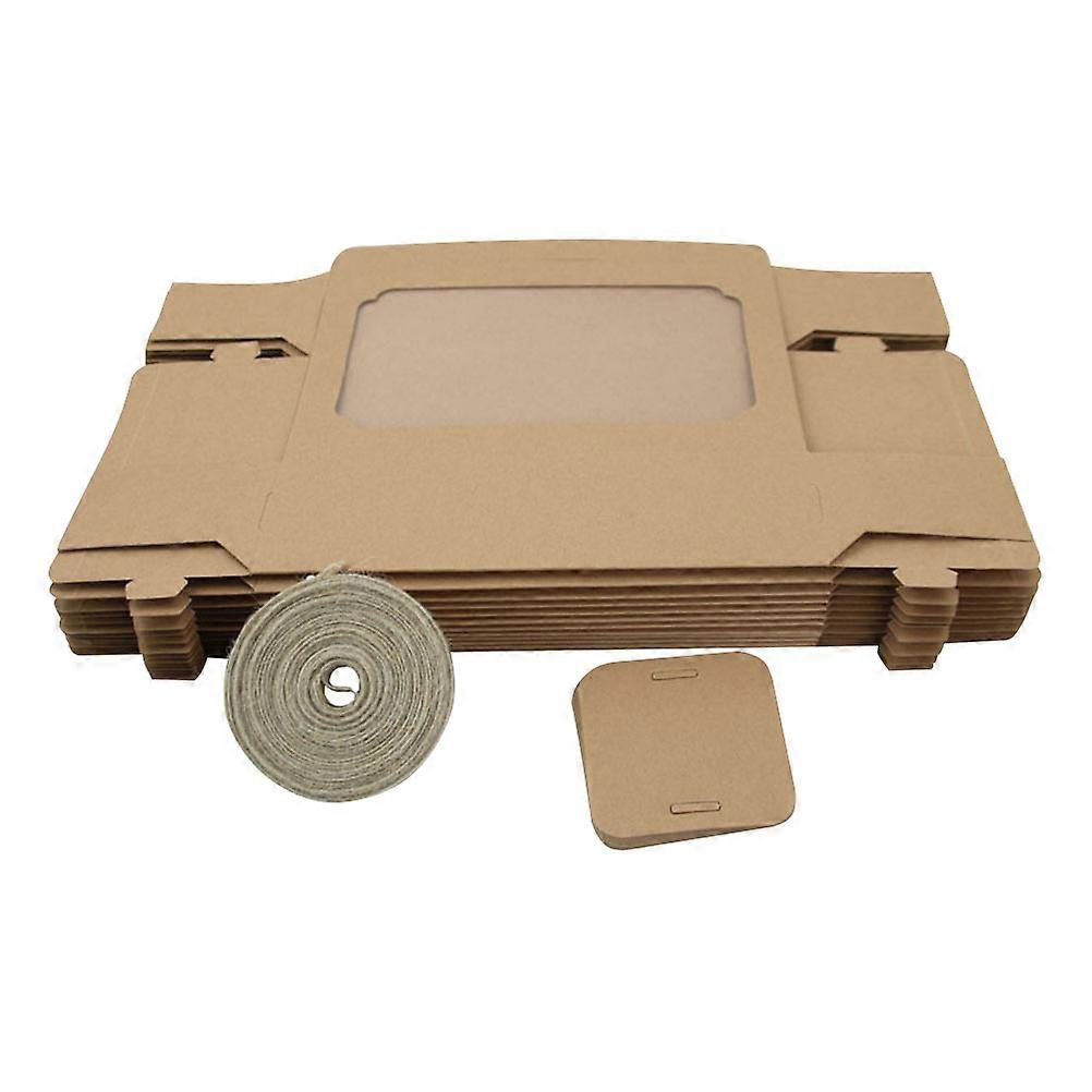 Cupcake Box Kraft Paper Cake Holder for Storage 1Set