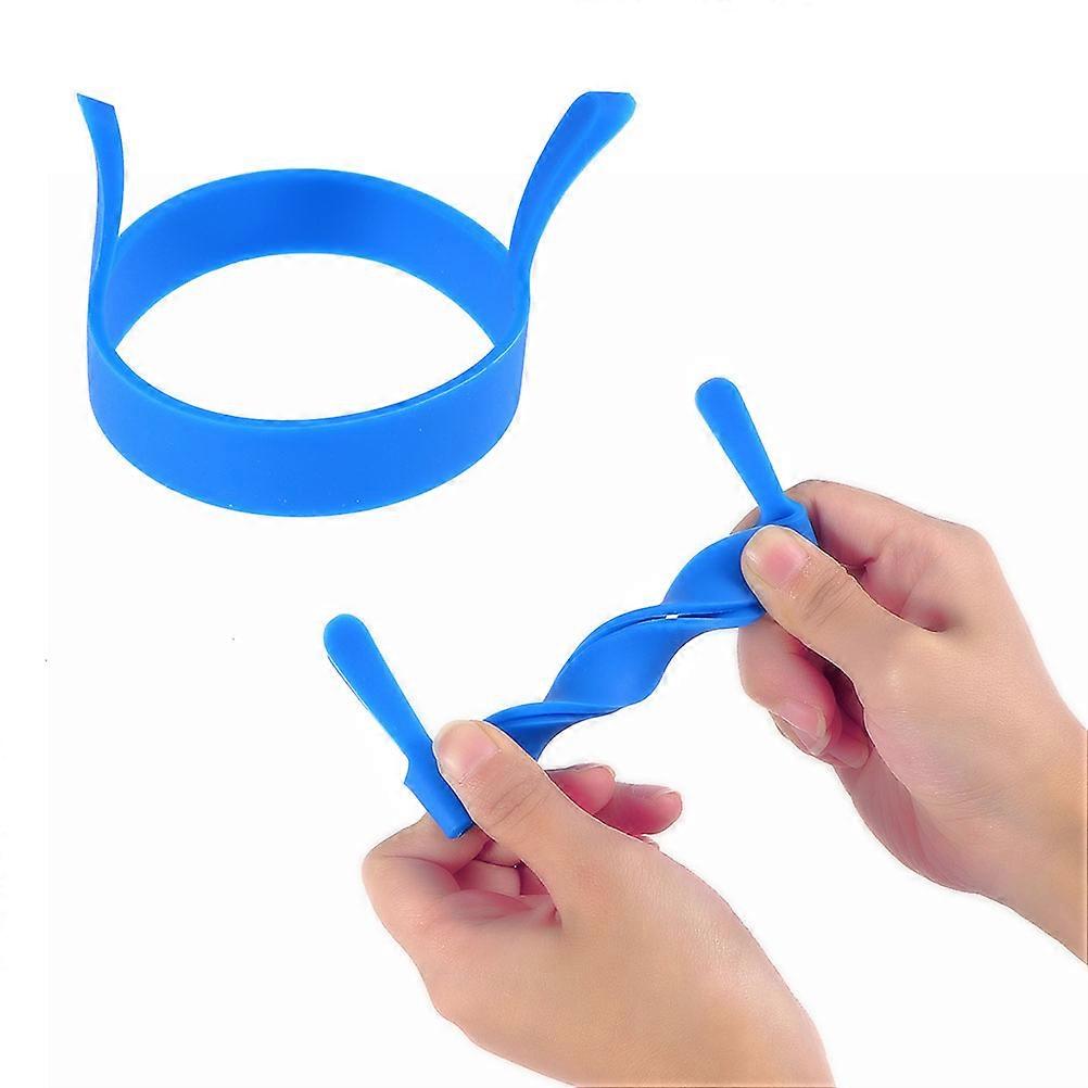 Silicone Egg Fried Mold Omelette Ring for Cooking 6Pcs Blue Kitchen Use