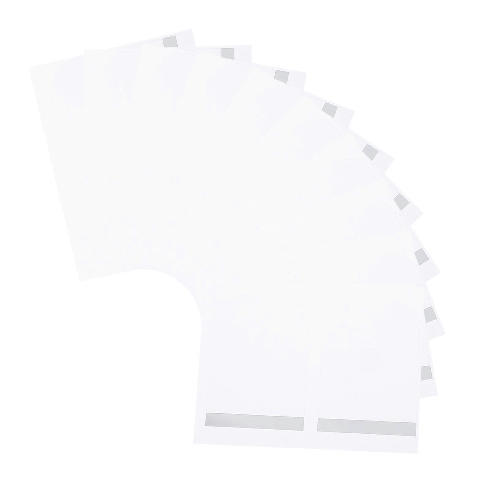 Glasses Accessories Protective Pads Transparent Square 4x3cm Eyeglass Lens Processing 200Pack