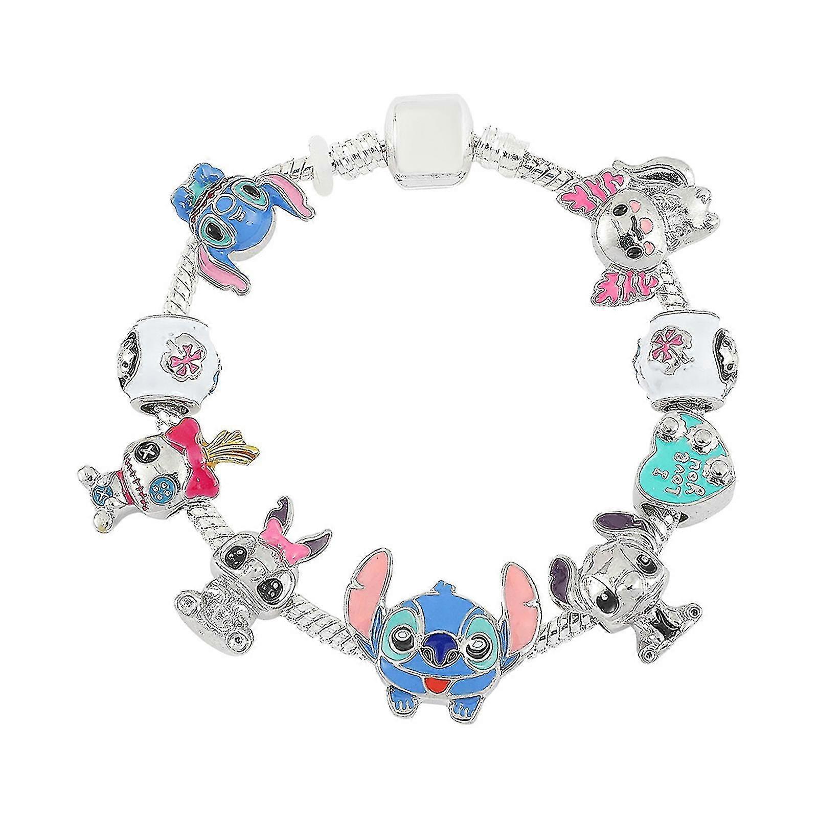 Charm Bracelet Lilo And Stitch Jewelry For Women Kids I Love You Bracelet Bestfriend Gift 2025