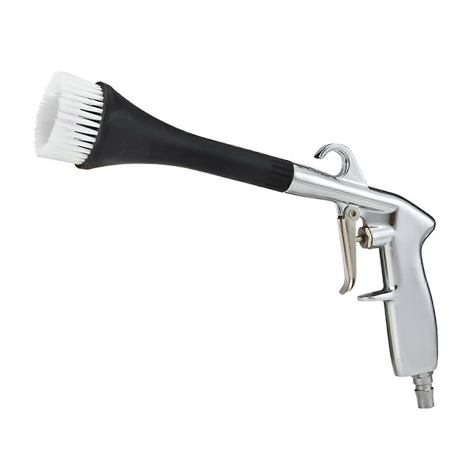 Car Air Blower with Dusting Brush, Powerful Electric Air Duster for Car Interior and Electronics