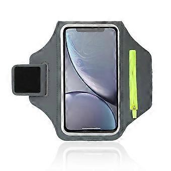 7.0 Large Zipper Running Armband, Fitness Phone Holder for Sports & Outdoor Exercise