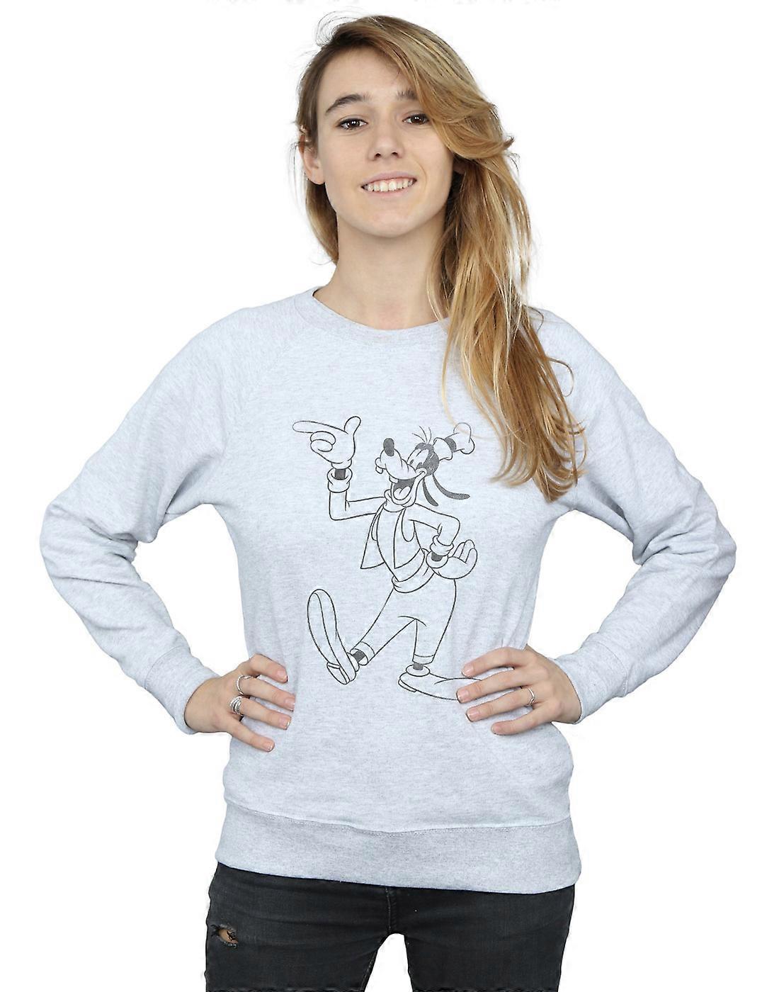 Disney Women's Goofy Classic Baseball Sweatshirt