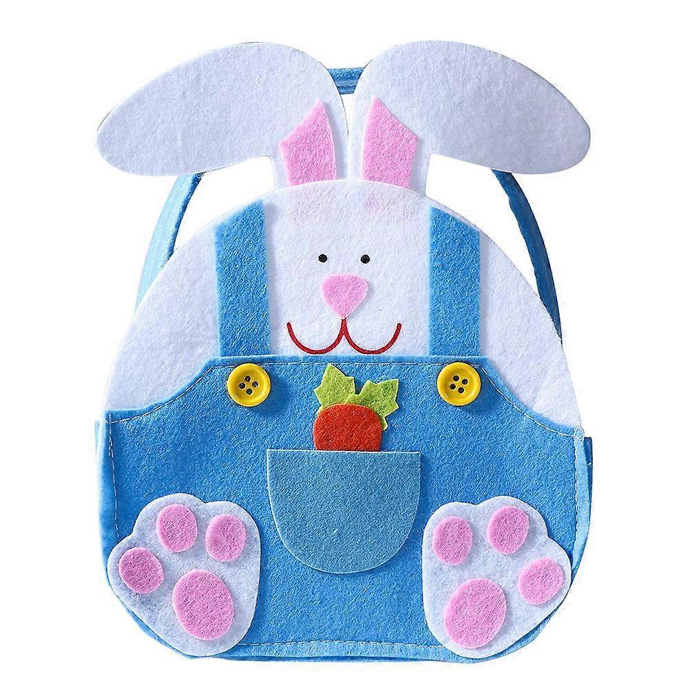 Easter Candy Bag Cartoon Bunny Shape Gift Container Easter Rabbit Treat Pouch