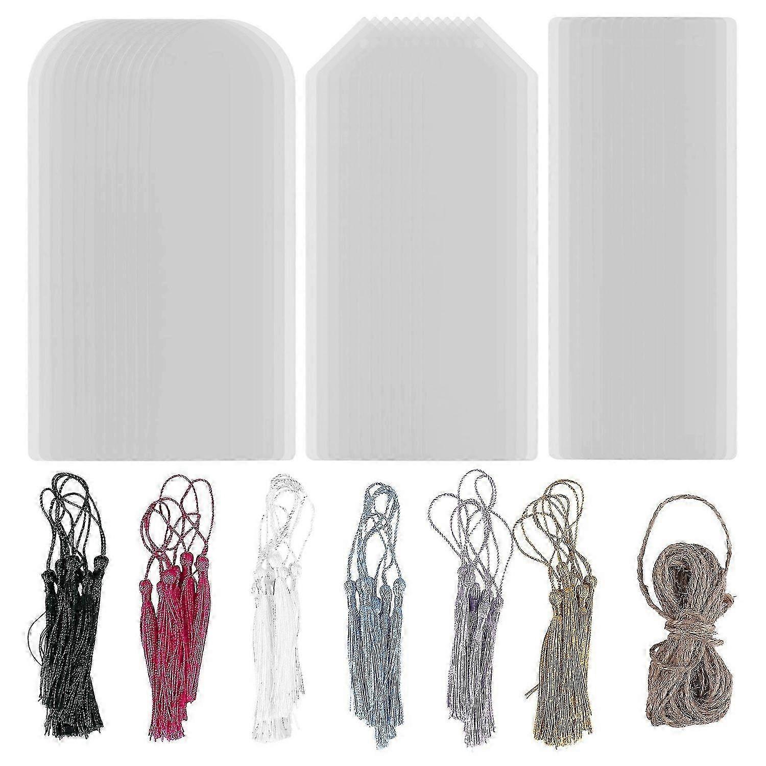73 blank acrylic bookmark sheets, dye-sublimated acrylic bookmarks