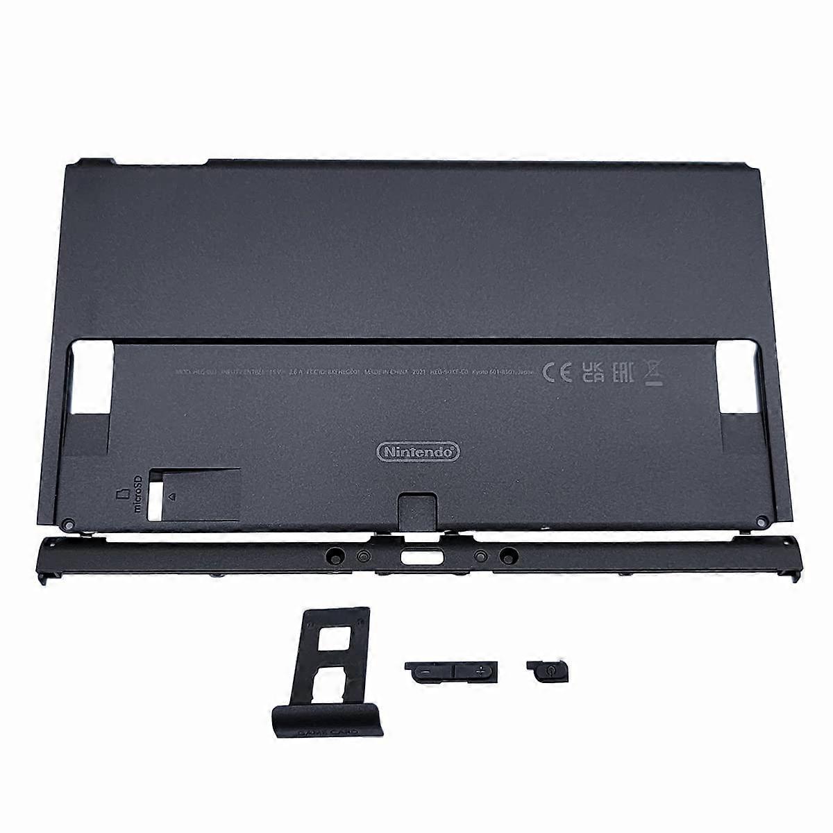 Replacement Bottom Shell Case Durable Protective Cover for Nintendo Switch OLED Console