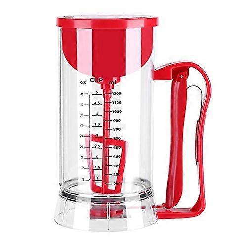 Cordless Electric Batter Dispenser with Automatic Mixing for Pancake Cupcake Waffle