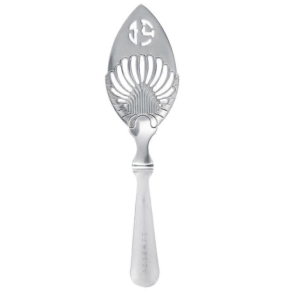 Absinthe Spoon 304 Stainless Steel Silver Leaf 16cm RustResistant Precision for Bartenders