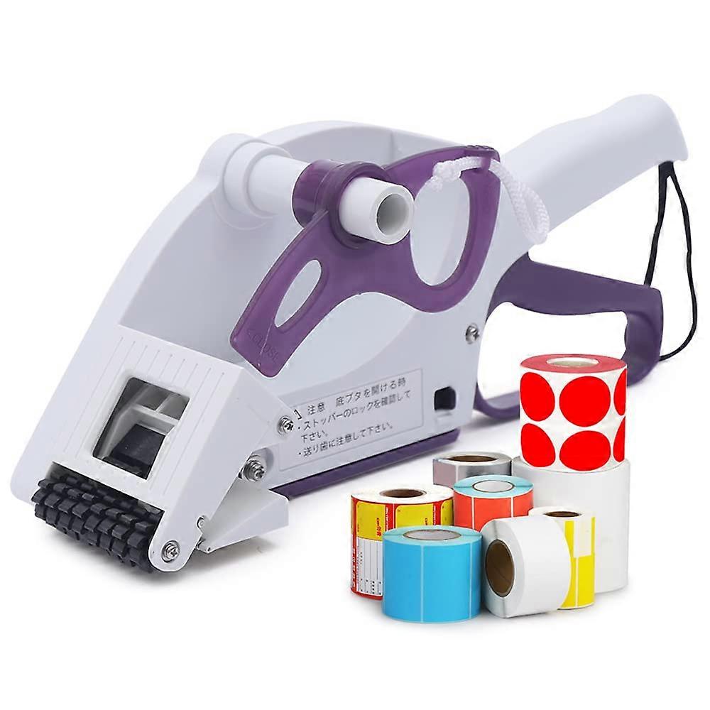 Manual Label Applicator for Round and Flat Bottles, Speed Handheld Barcode Sticker Labeler 2235mm