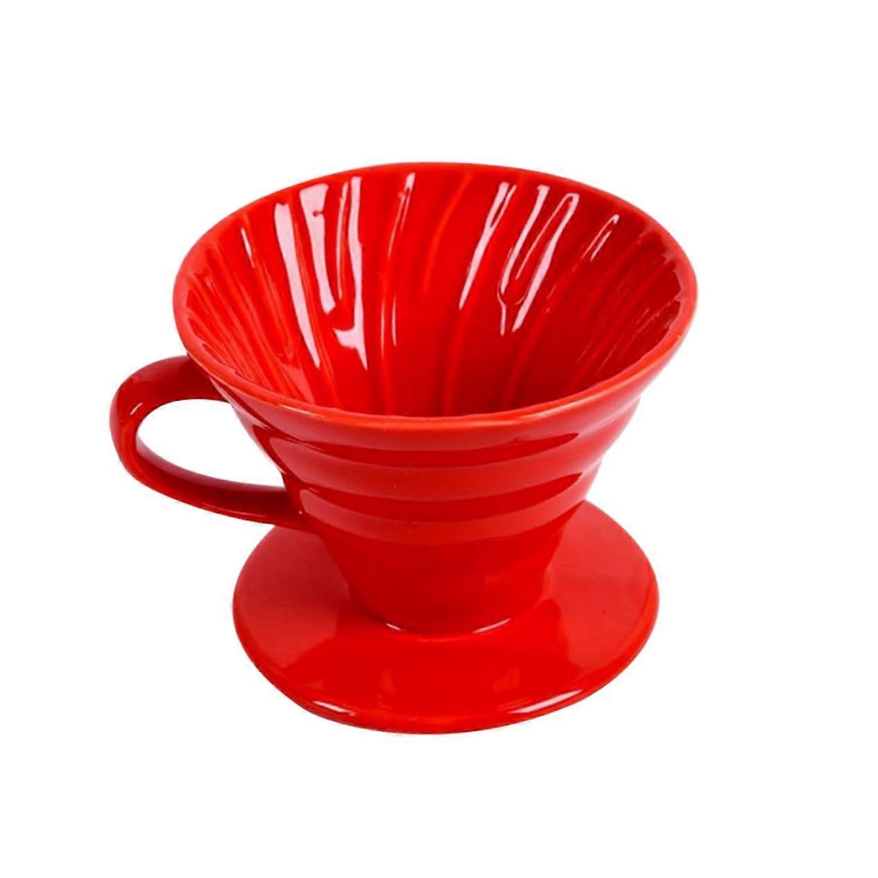 Pour Over Coffee Maker Ceramic Dripper Single Cup Manual Brewer for Home and Office