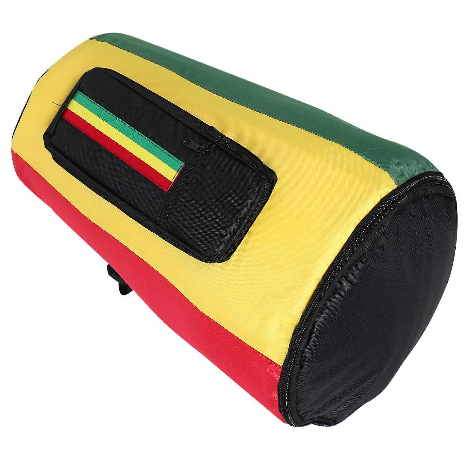 Waterproof Djembe Drum Bag with Ergonomic Backpack Straps, Rainproof Fabric for African Drum