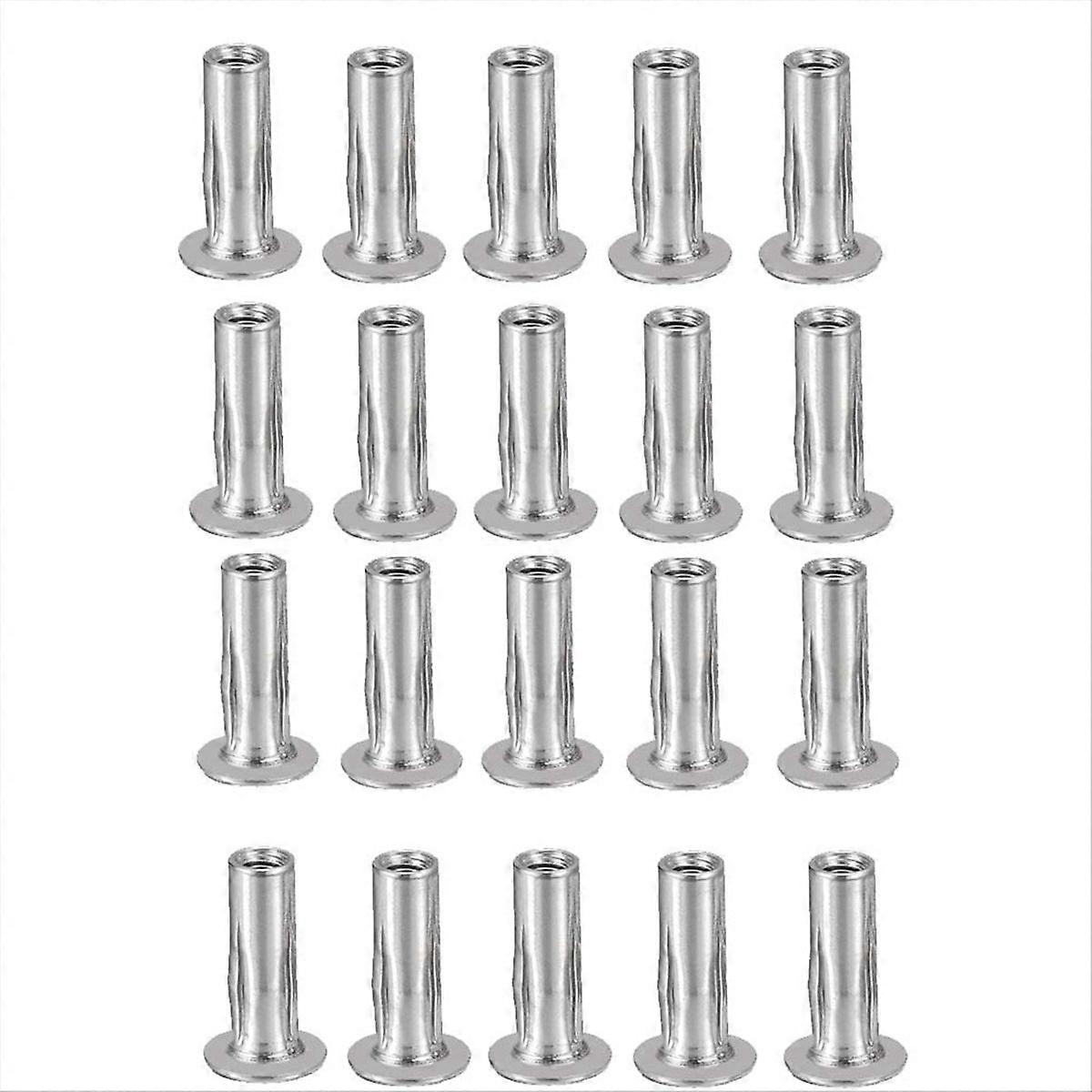 M5 Multi-Grip Rivet Nuts, 20Pcs Threaded Insert Nut for Industrial