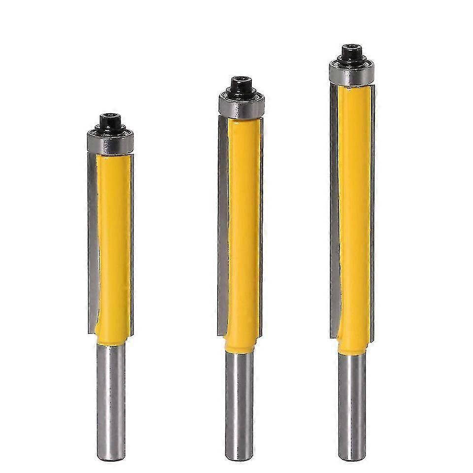 3pcs trebearbeiding frese kutter med topp lager