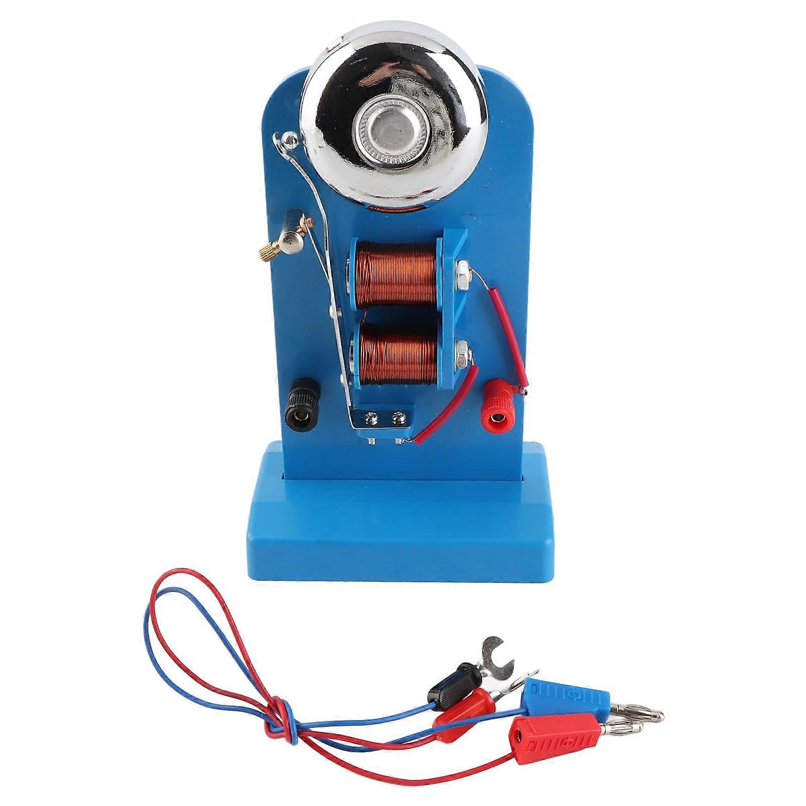 Electromagnet Bell Physics Science Experiment Kit with Stable Vertical Base for Classroom Labs 36V
