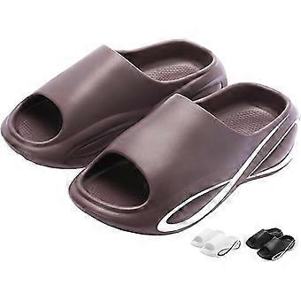 Sandales Infinity - Mules unisexes confortables en EVA, semelle épaisse imperméable et antidérapante, semelle intérieure massante - Marron, pointures 36-37