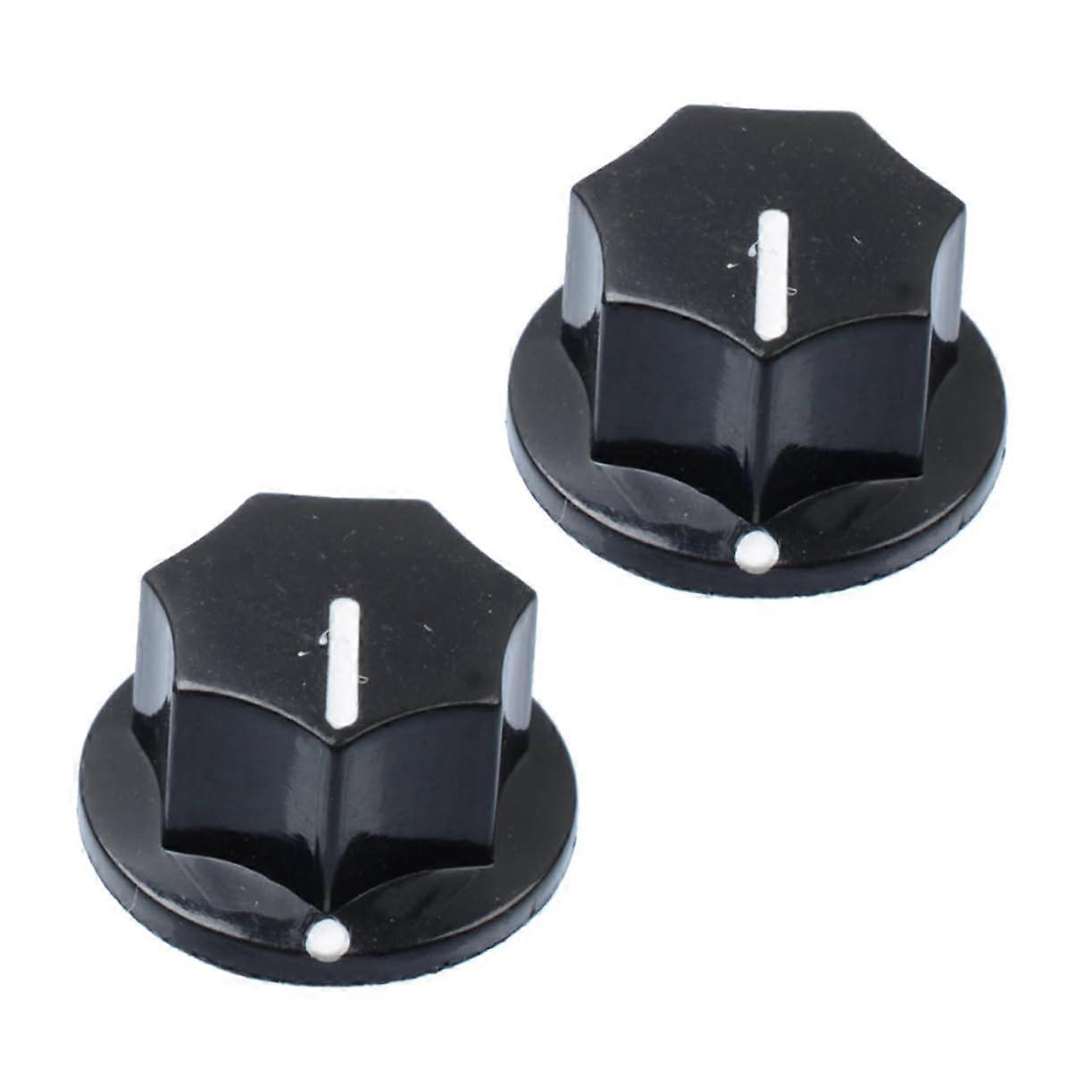 Guitar Control Knobs Compact Easy Volume Rotary for Electric Guitar and Bass 2pcs