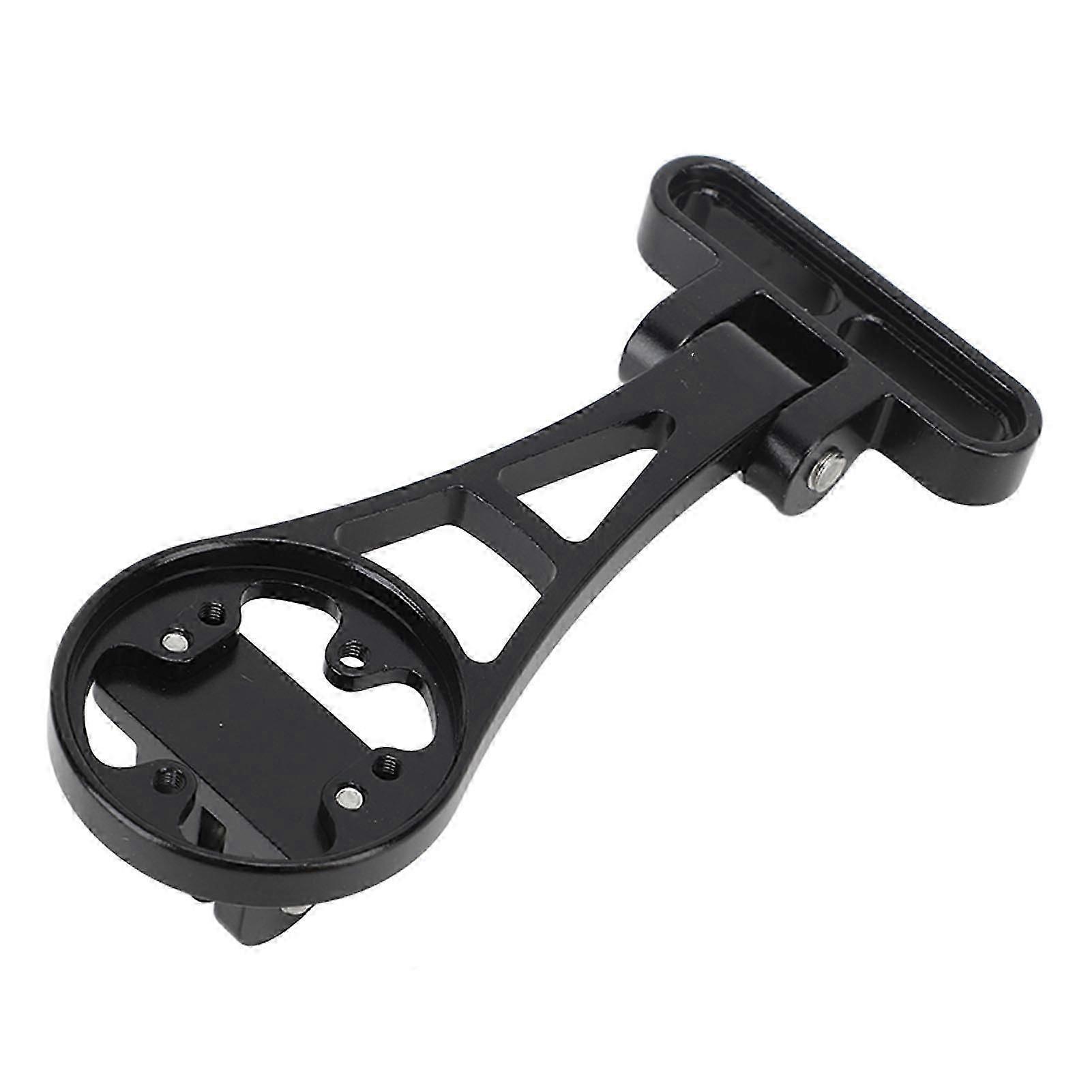Aluminum alloy bicycle computer bracket with integrated handlebar stem