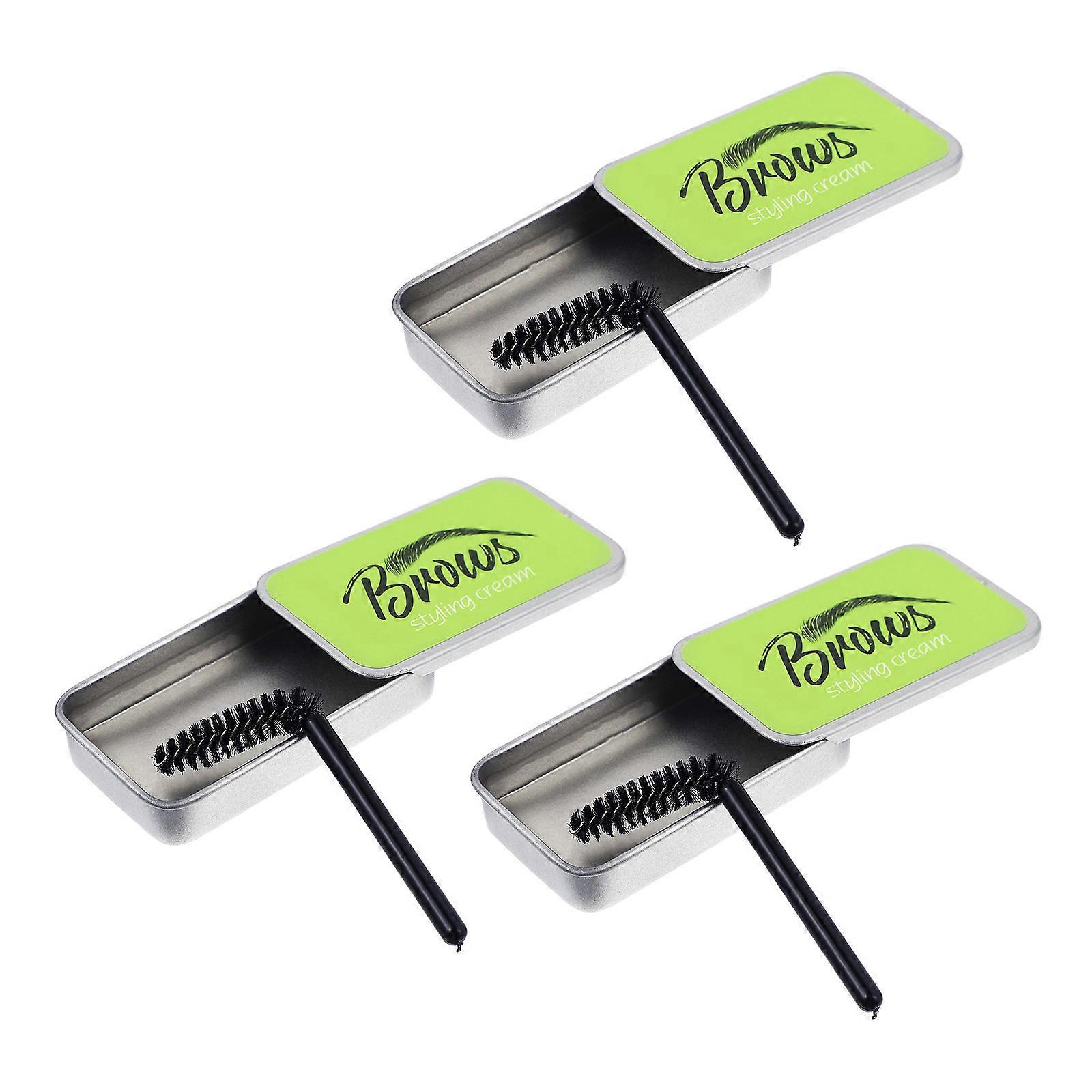 Eyebrow Soap 3Sets for Long Last Brows Styling Use with Brushes