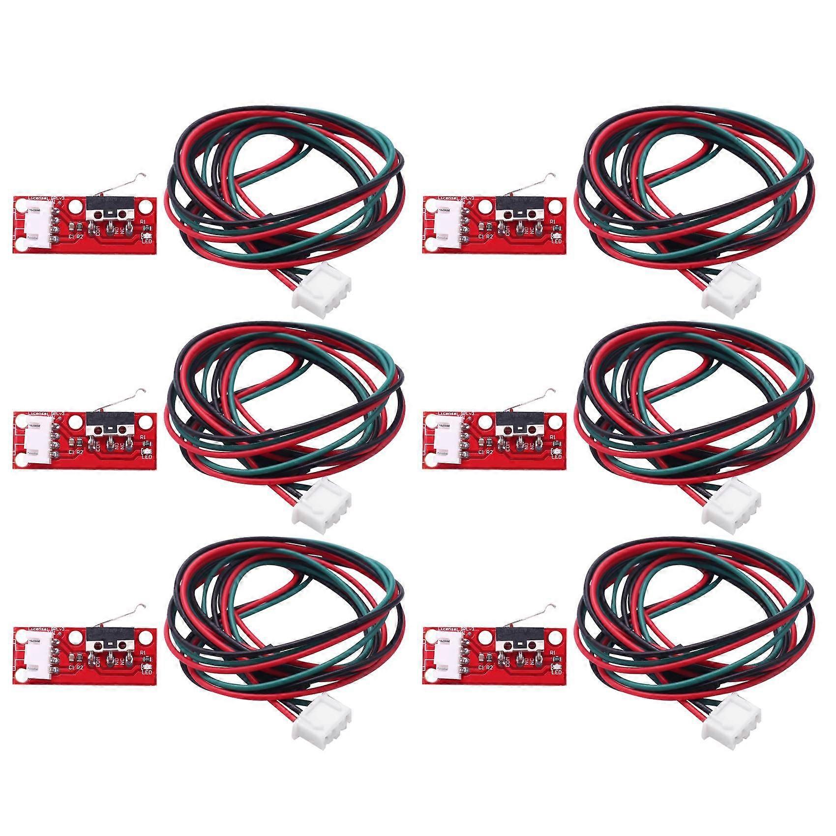 6Pcs Mechanical Endstop Limit Switch Press Switch Module For 3D Printer Prusa Mendel Reprap Cnc 256