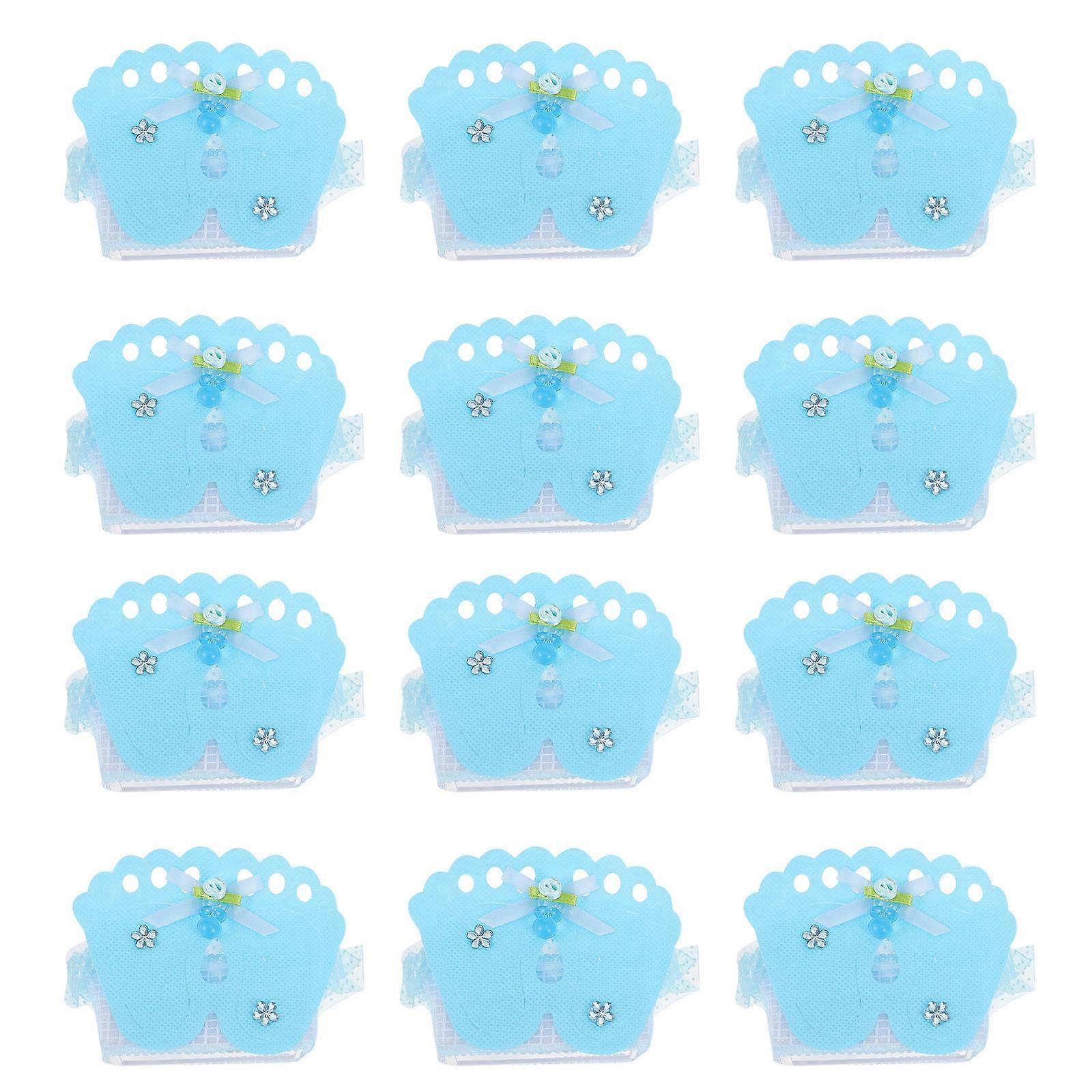 Festivals Candy Bags Wedding Party Decorations Non-Woven Fabric Rectangular Shape 12Pcs