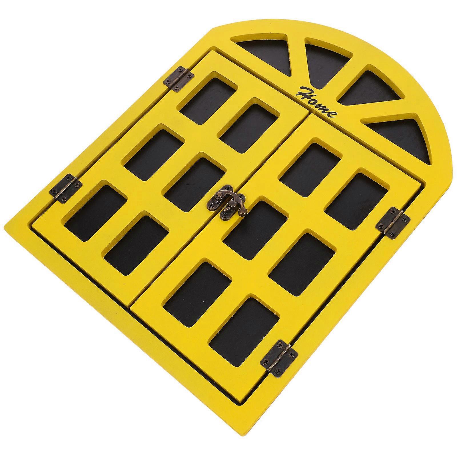 Wood Frame Wall Mounted Chalkboard Small Window Chalkboard for Writing