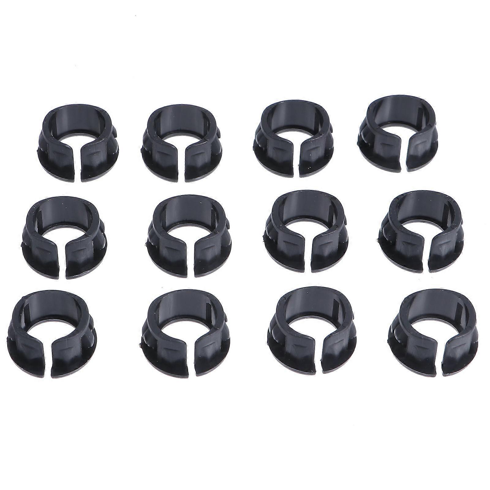 Cable Hose Snap Black Nylon Protective Grommet for Cable 200Pcs