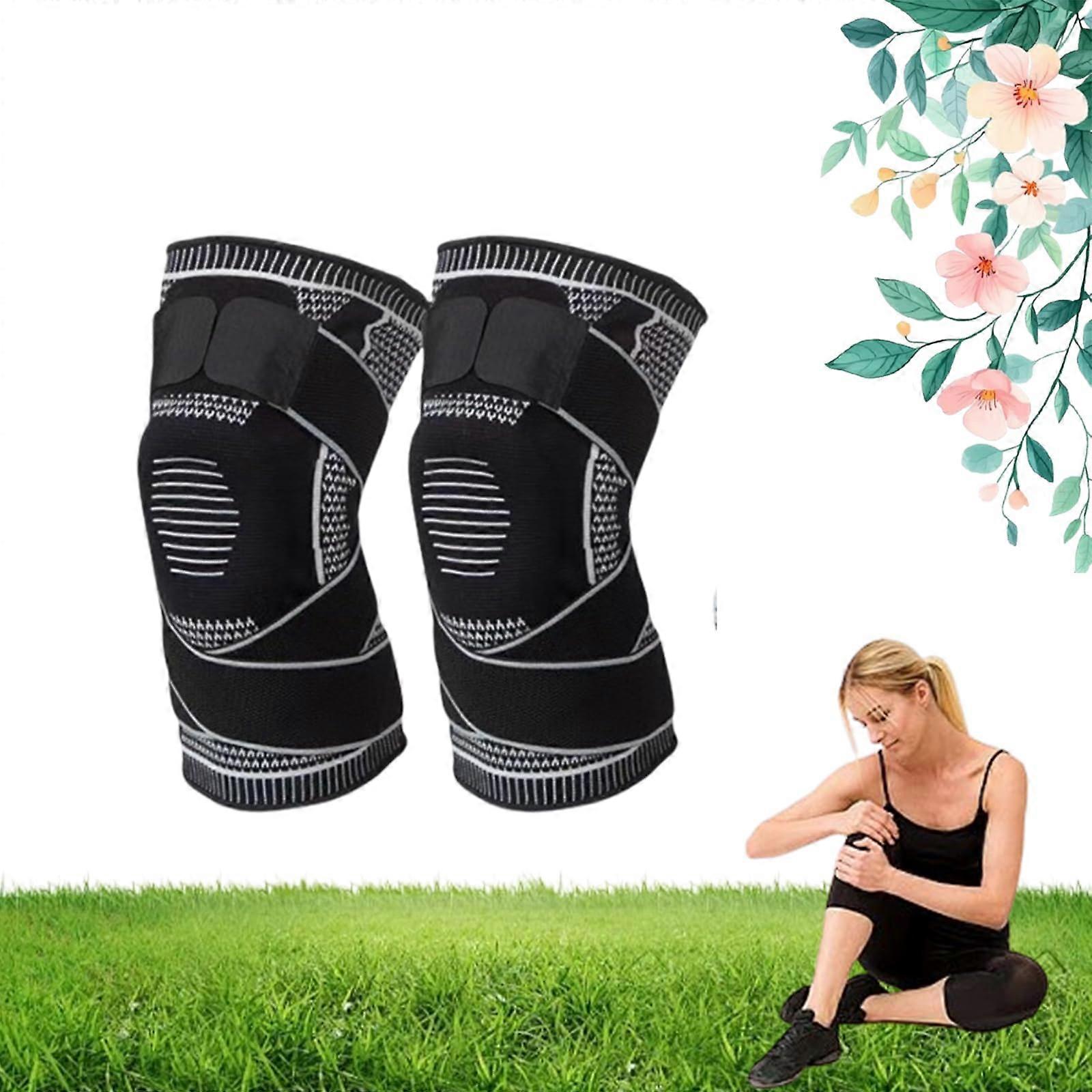 Medium Black Back Support Brace with Adjustable Compression Straps for Pain Relief