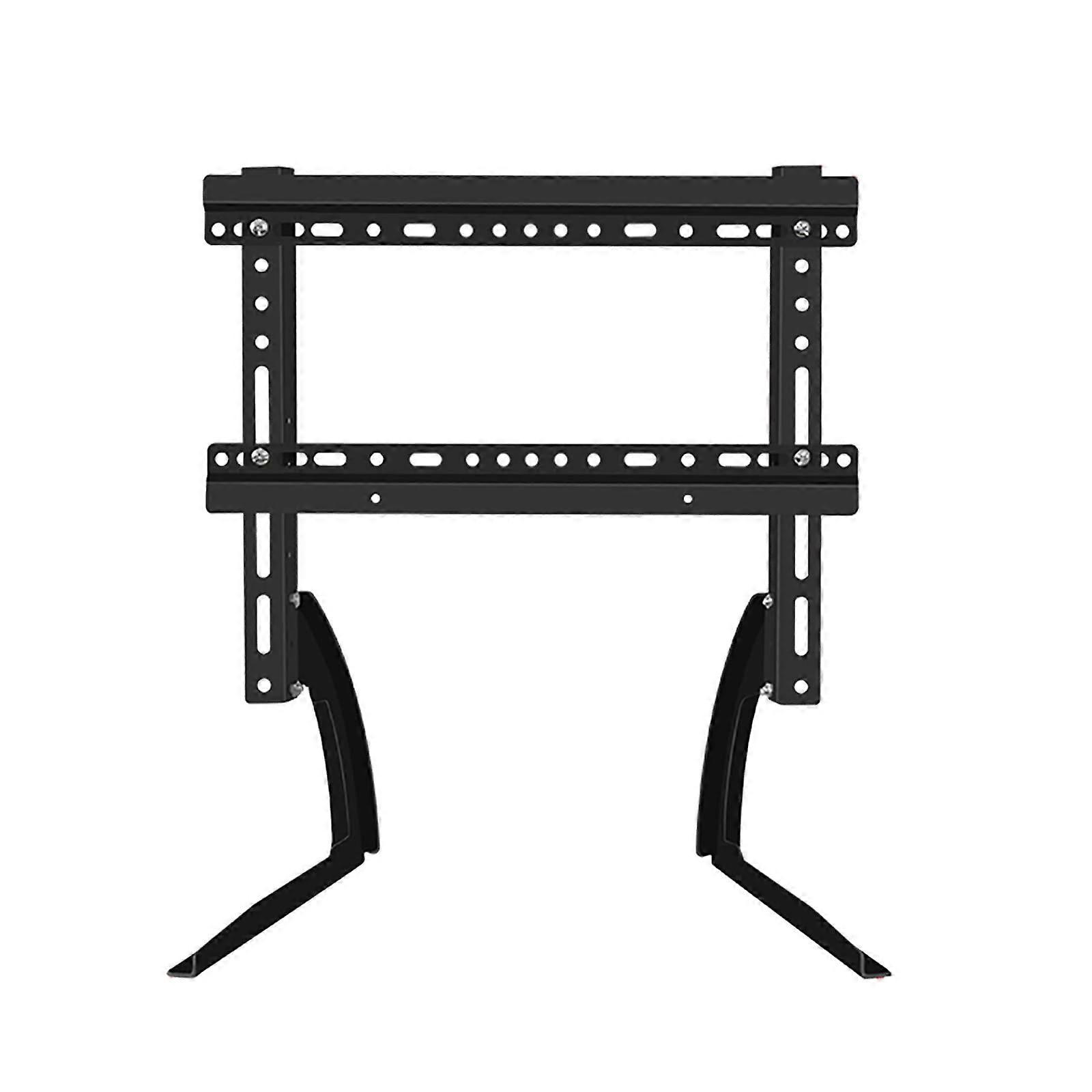 TV Stand with Adjustable Height and Triangle Base for 2632 Inch Flat Screen TVs