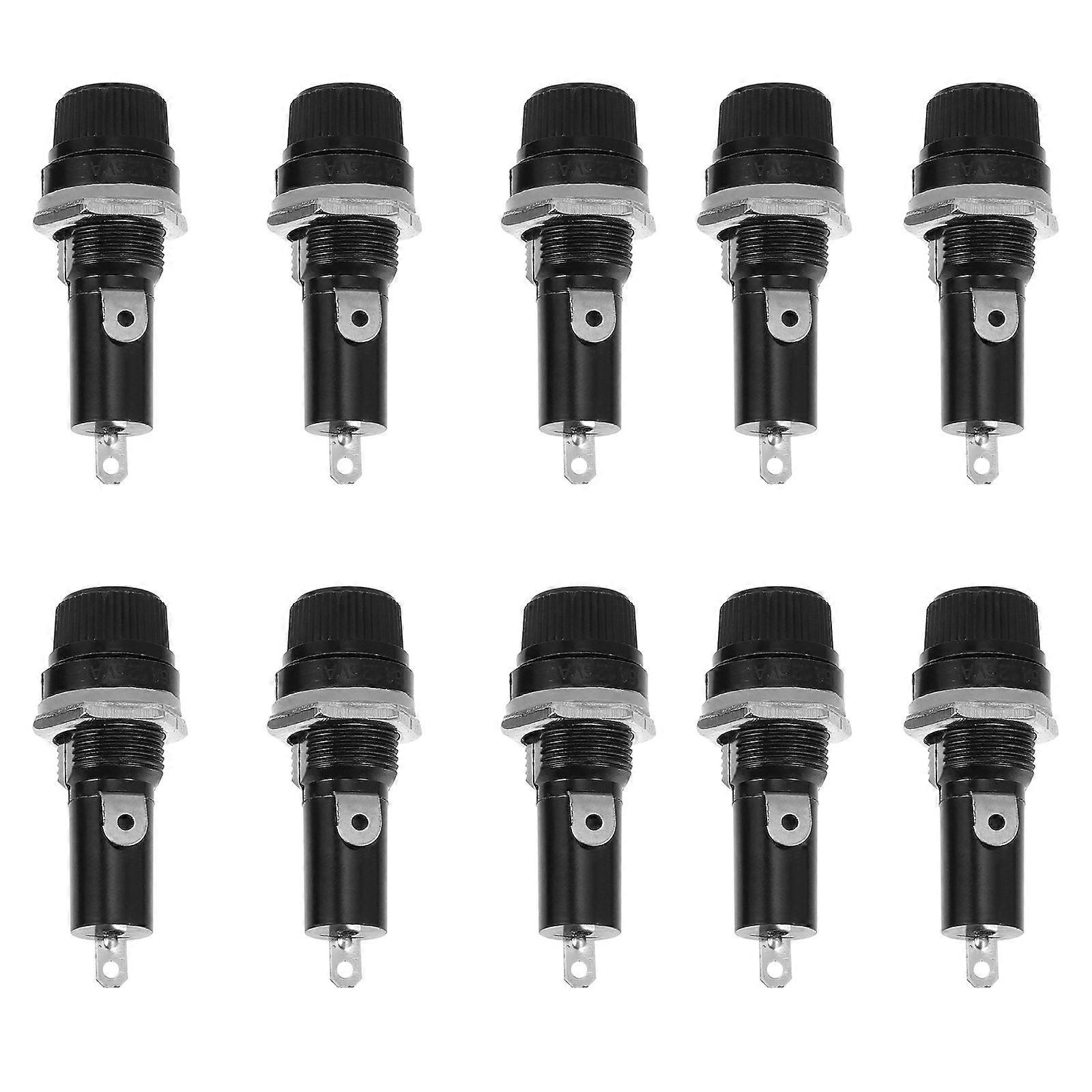 Professional Fuse Holder for Electrical Panel Mounted 10Pcs Set