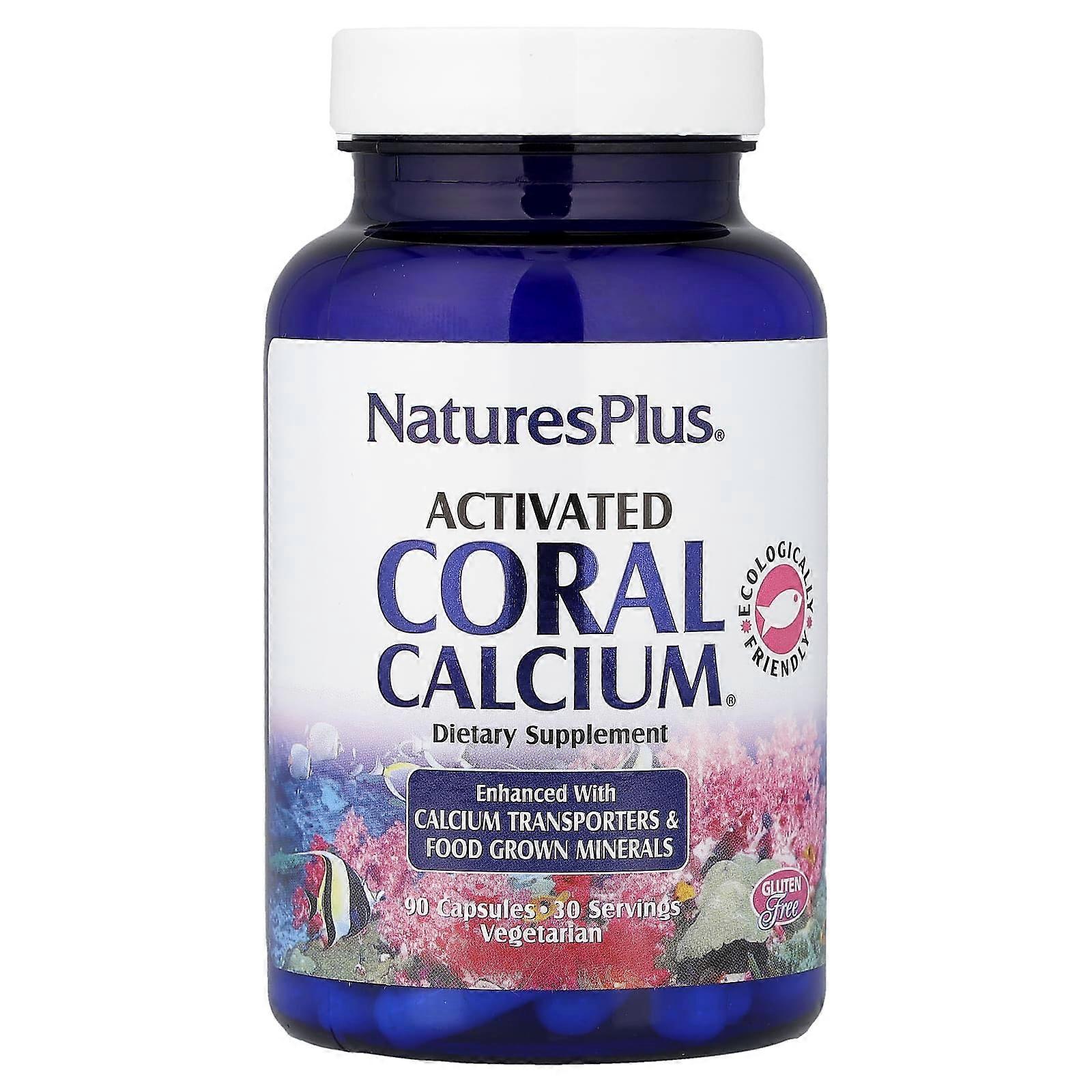 NaturesPlus, Activated Coral Calcium, 90 Capsules
